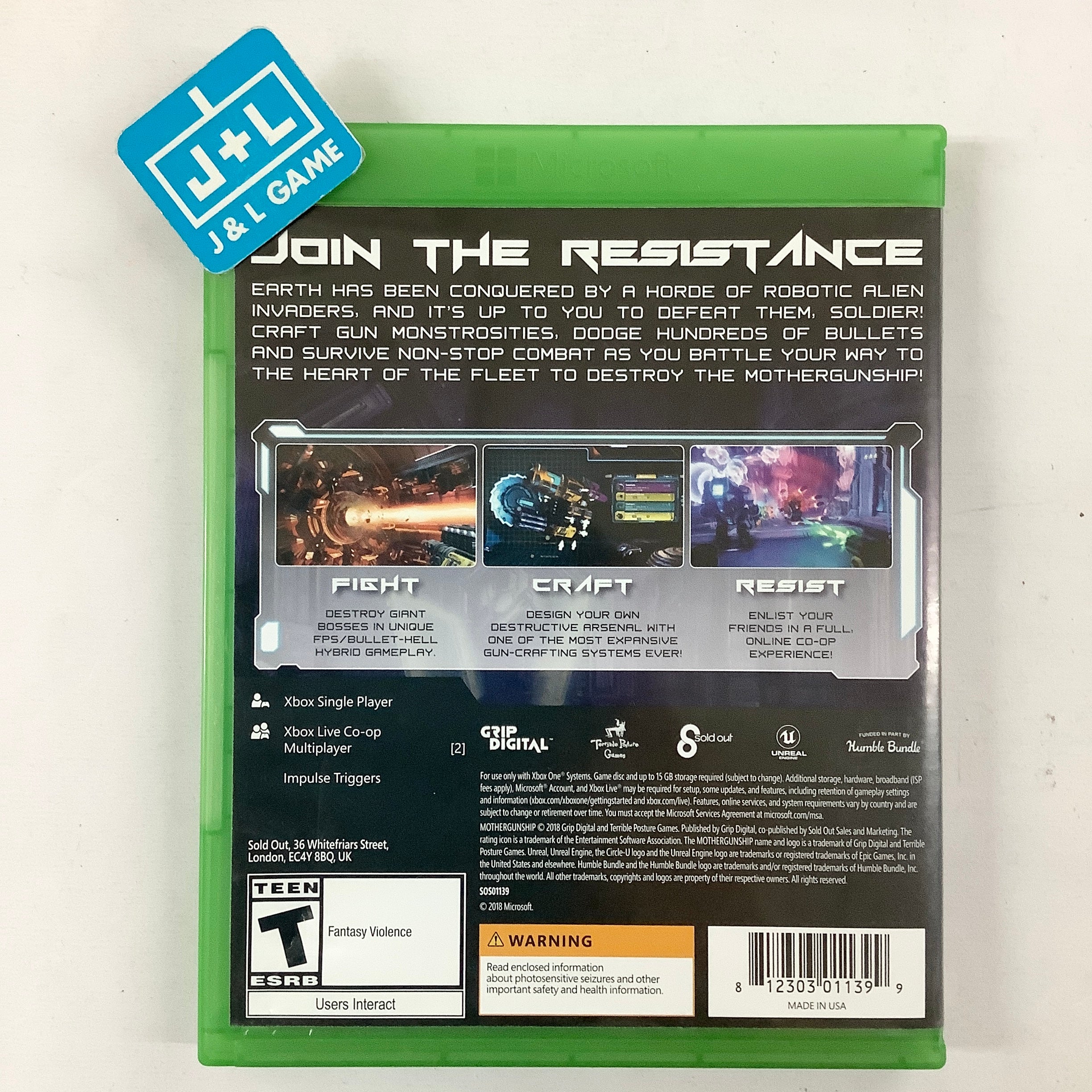 Mothergunship - (XB1) Xbox One [Pre-Owned] Video Games Grip Digital   