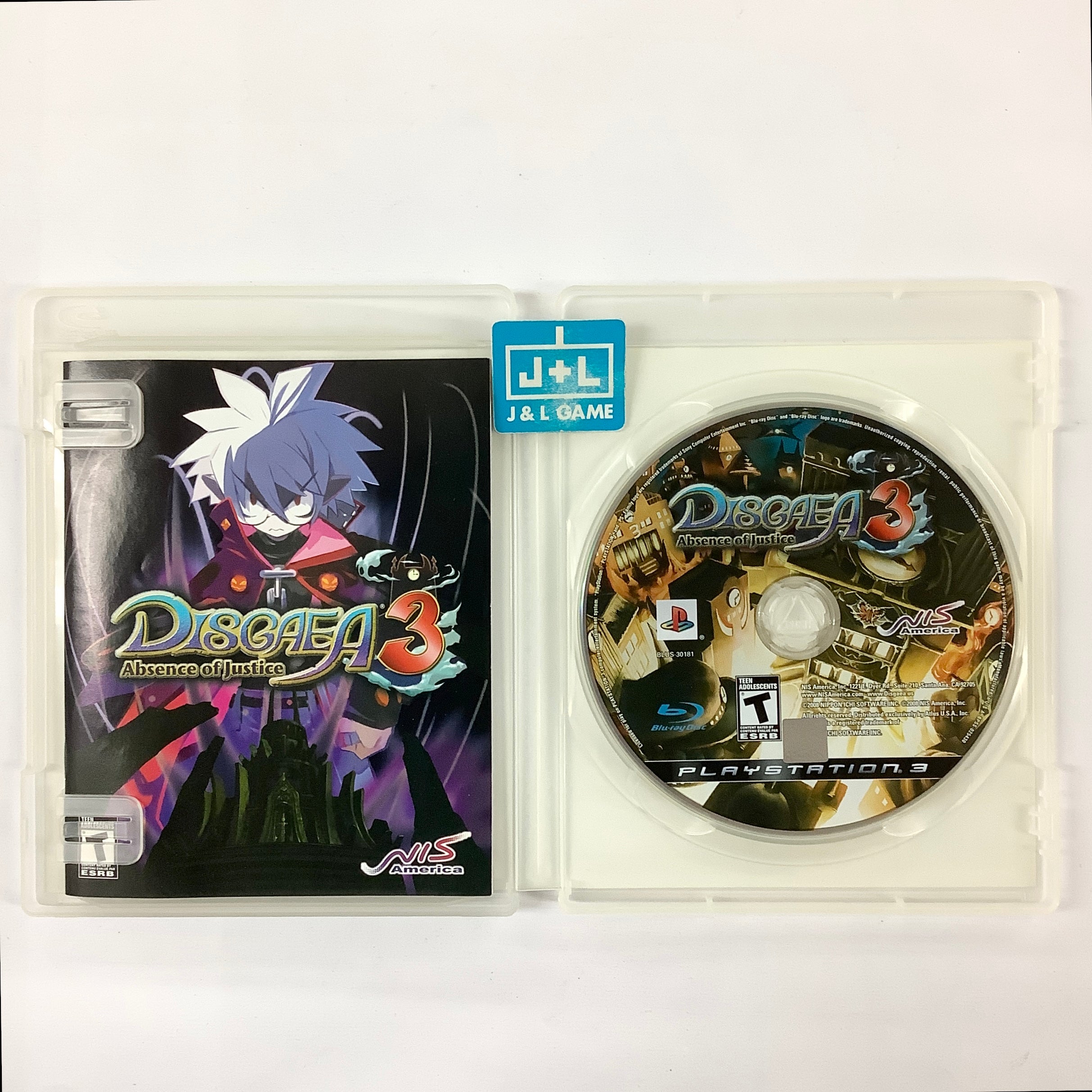 Disgaea 3: Absence of Justice - (PS3) PlayStation 3 [Pre-Owned] Video Games Atlus   