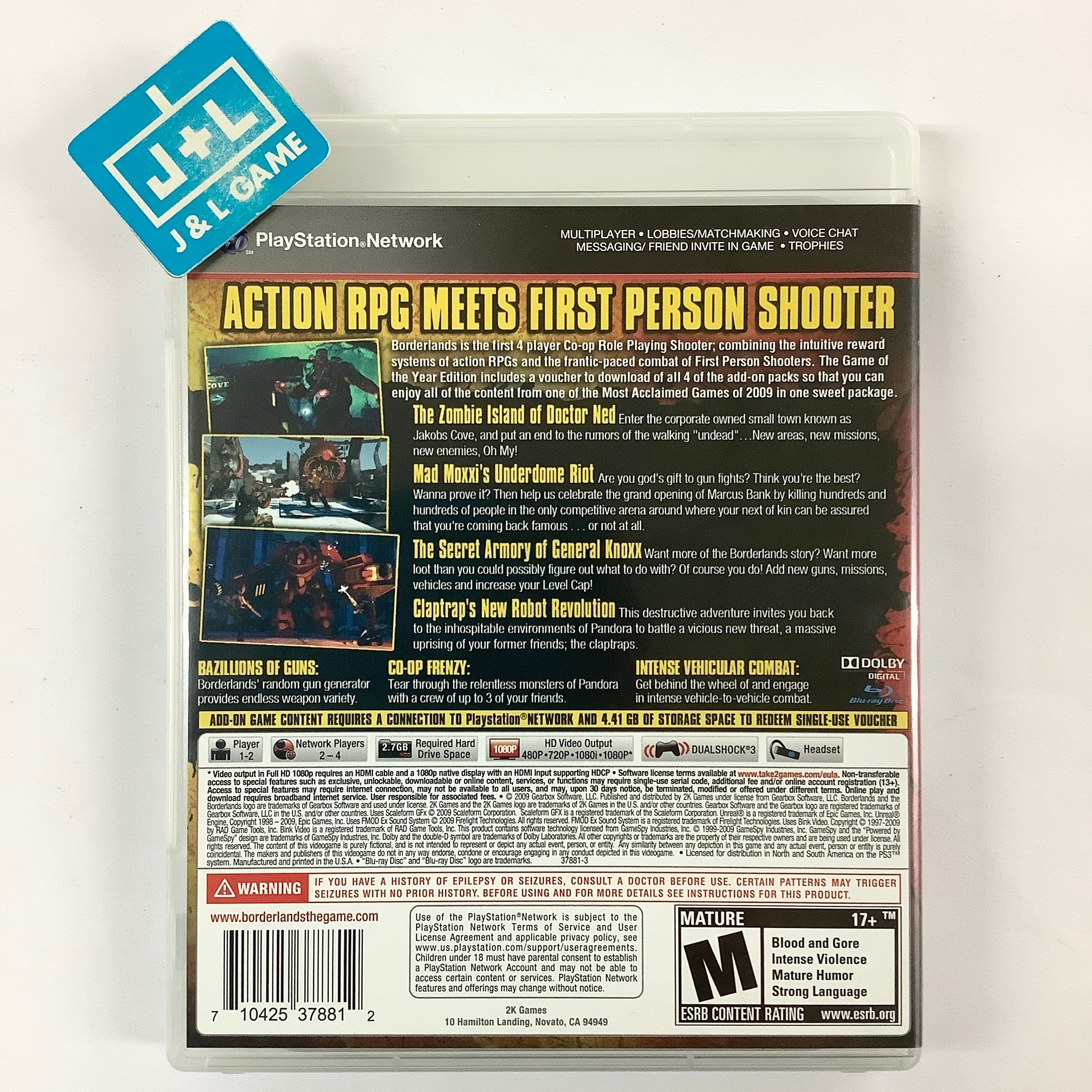 Borderlands: Game of the Year Edition - (PS3) PlayStation 3 [Pre