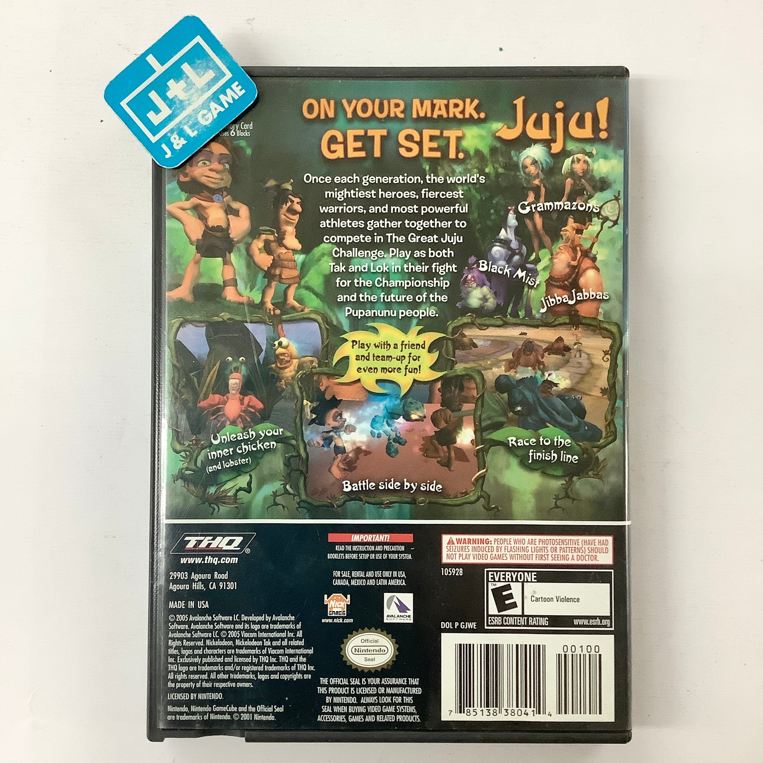 Tak: The Great Juju Challenge - (GC) GameCube [Pre-Owned] Video Games THQ   