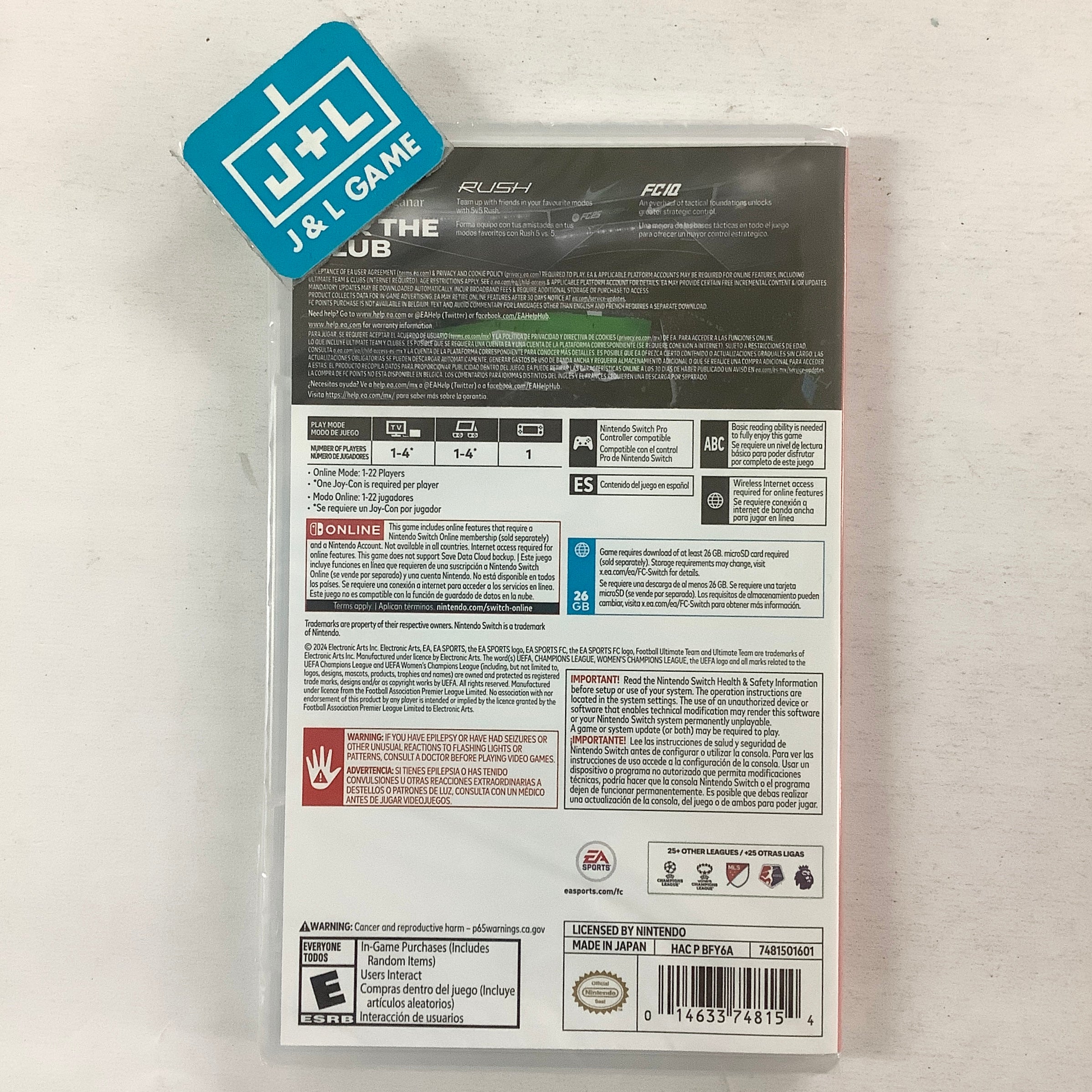 EA SPORTS FC 25 - (NSW) Nintendo Switch | J&L Game
