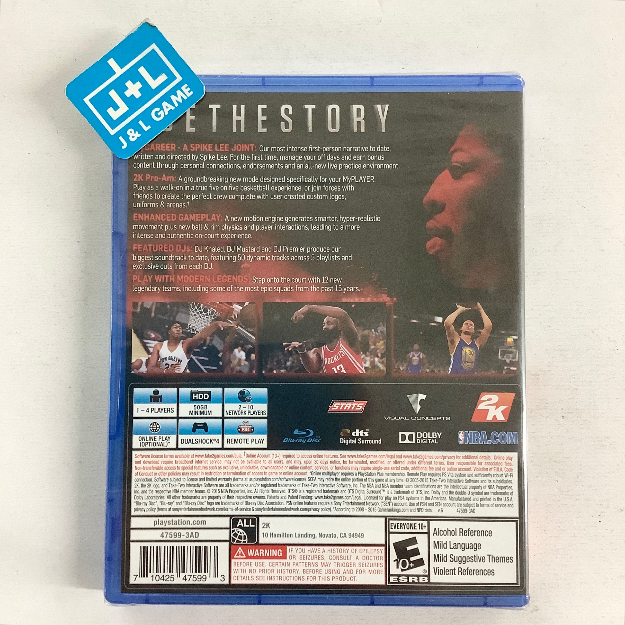NBA 2K16 - (PS4) PlayStation 4 Video Games 2K Sports