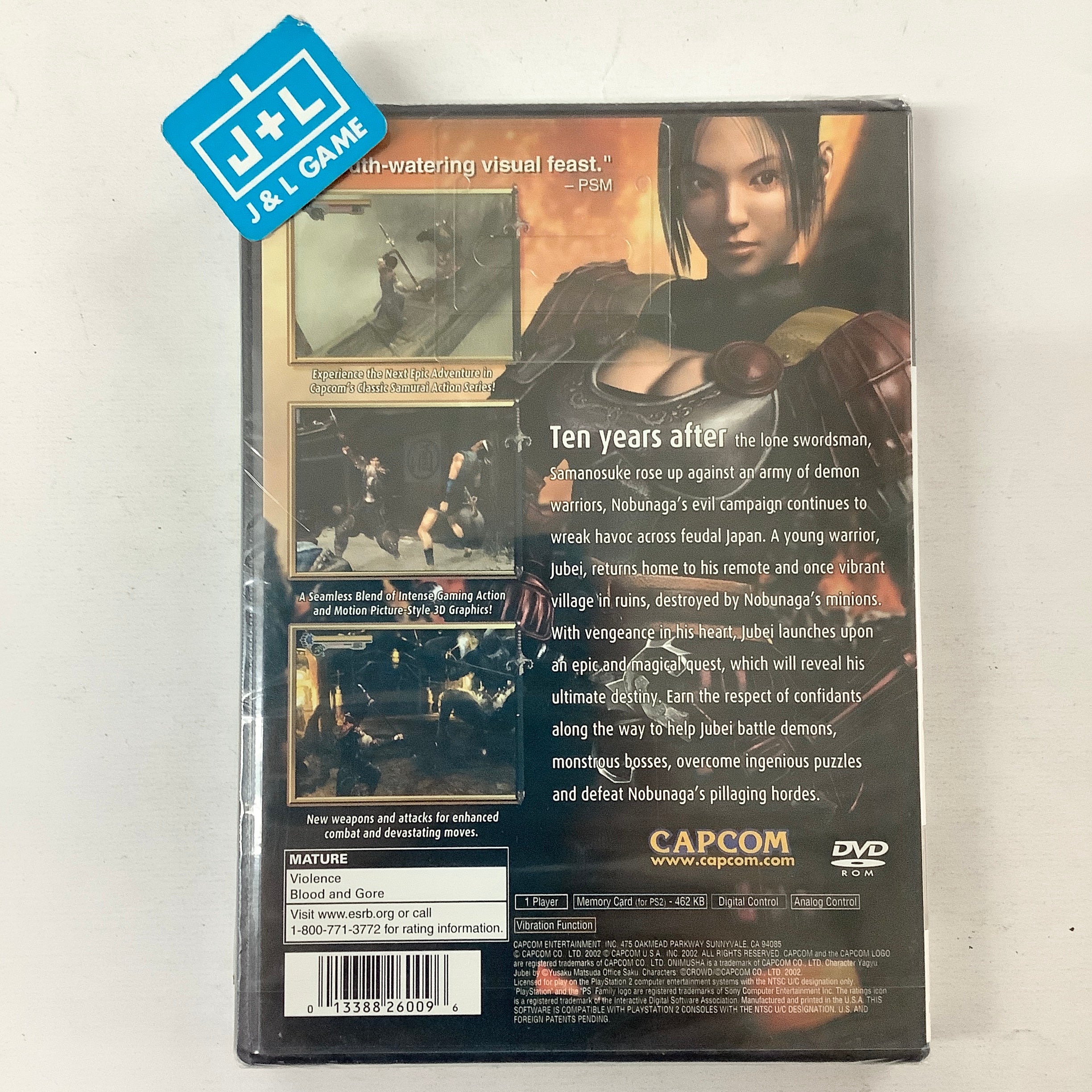 Onimusha 2: Samurai's Destiny - PlayStation 2 Video Games Capcom   