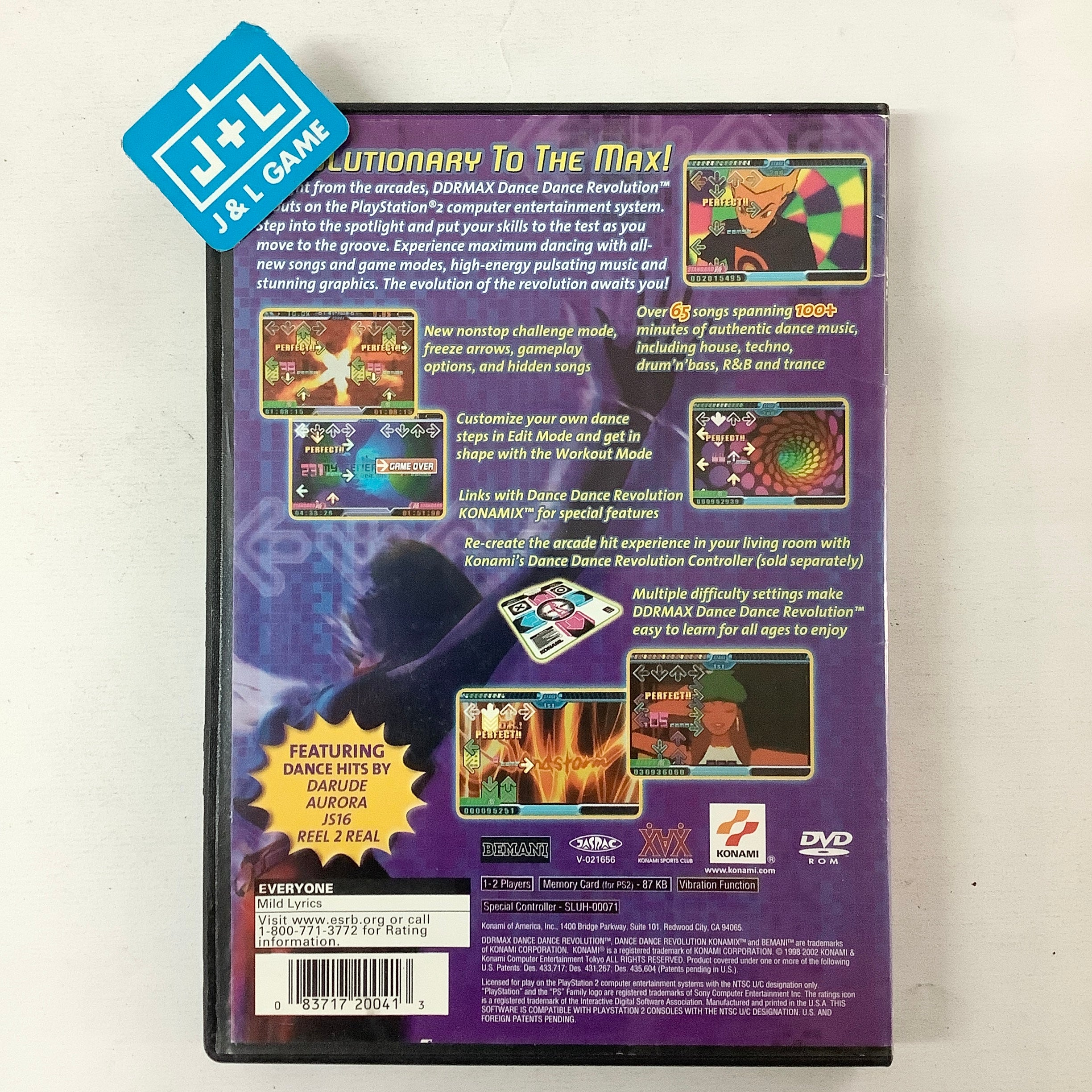 DDRMAX: Dance Dance Revolution - (PS2) PlayStation 2 [Pre-Owned] Video Games Konami   