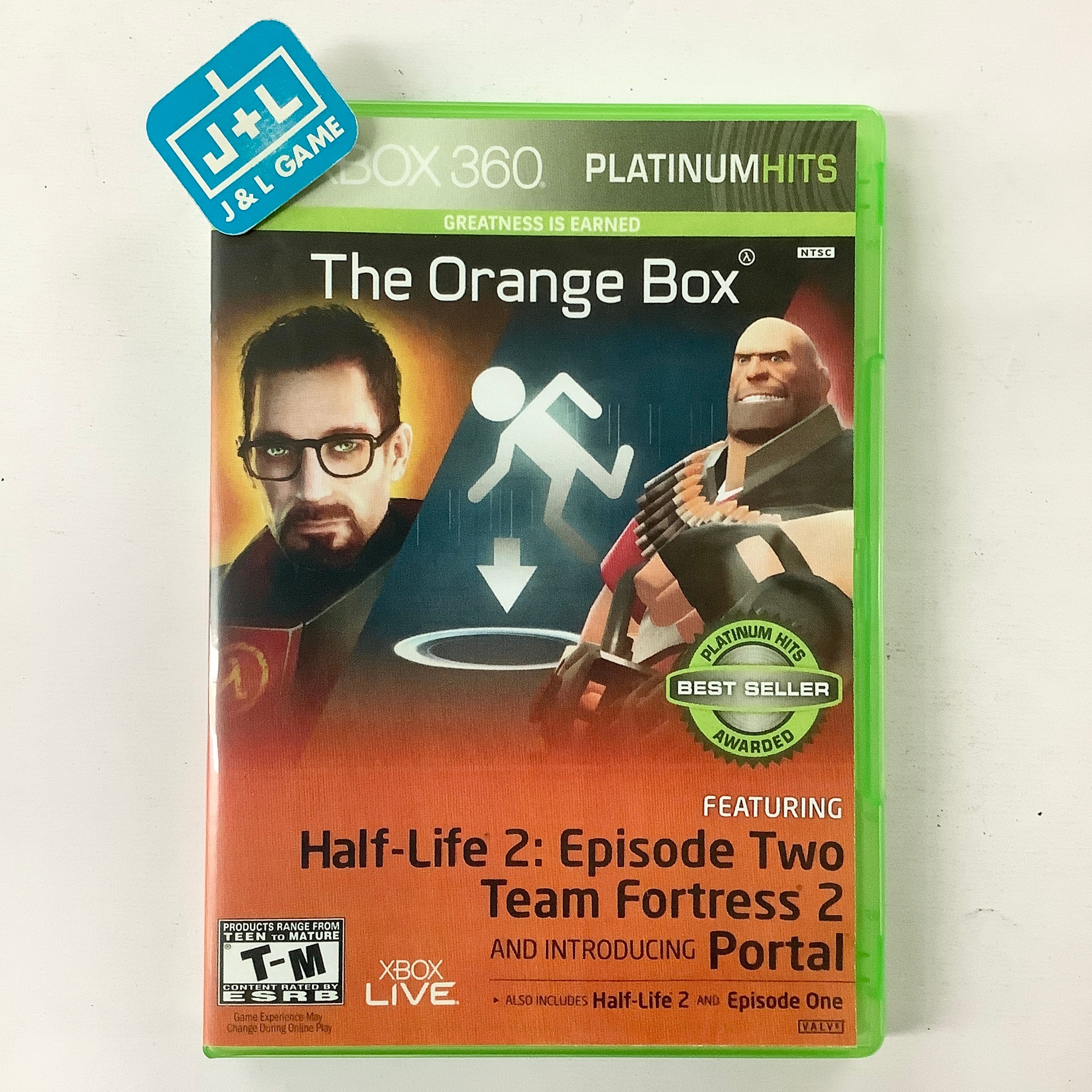 The Orange Box (Platinum Hits) - Xbox 360 [Pre-Owned] Video Games EA Games   