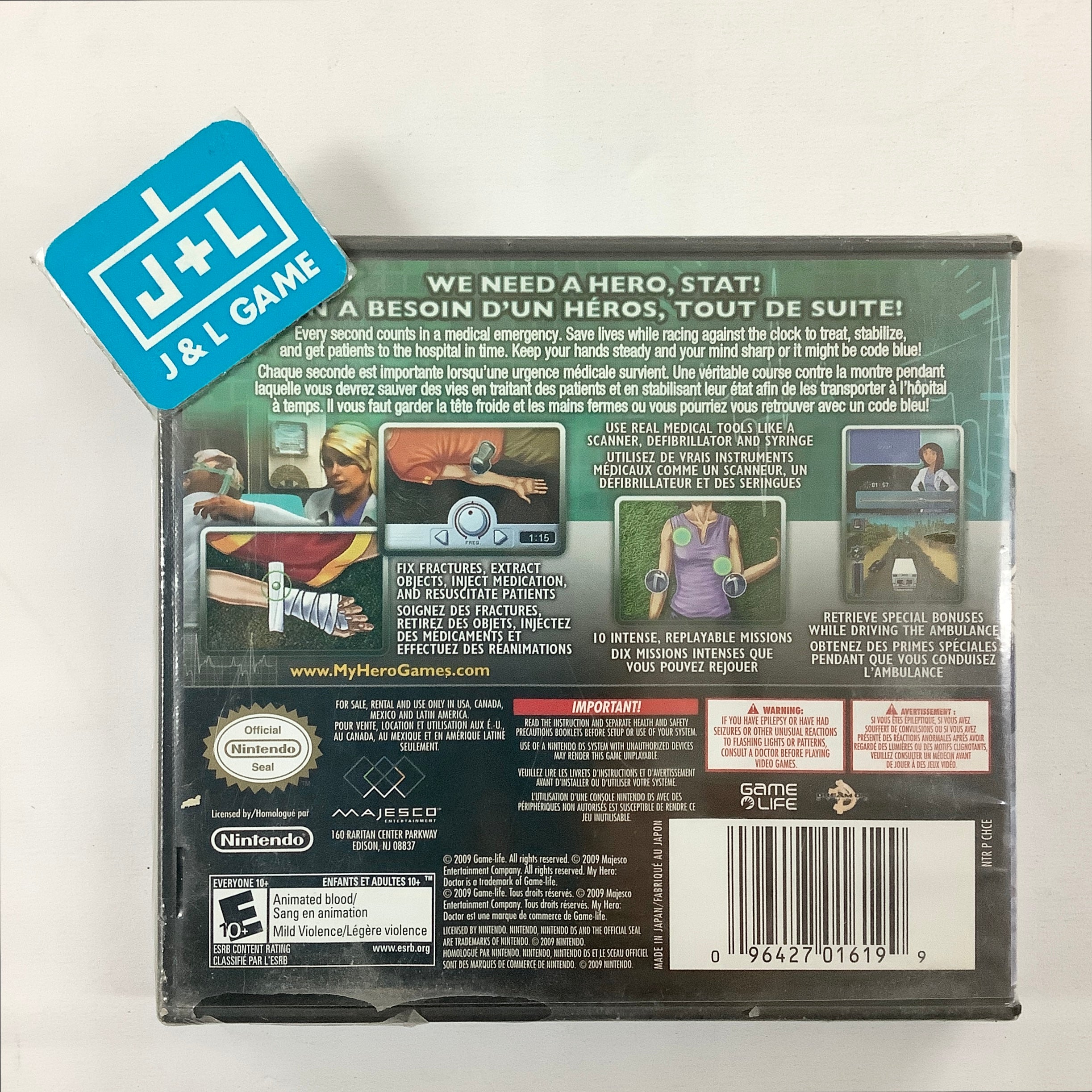 My Hero: Doctor - (NDS) Nintendo DS Video Games Majesco   
