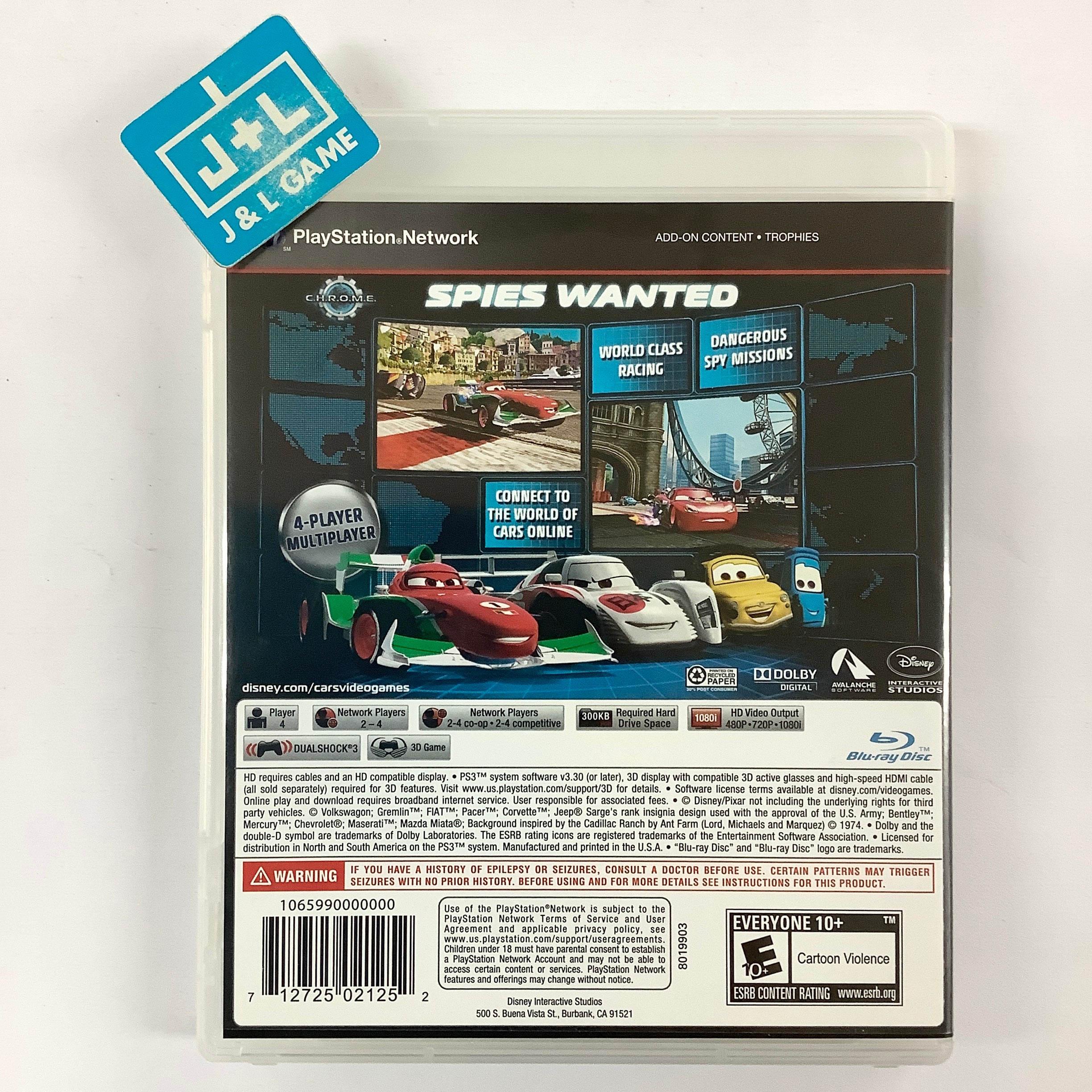 Cars 2: The Video Game - (PS3) PlayStation 3 [Pre-Owned