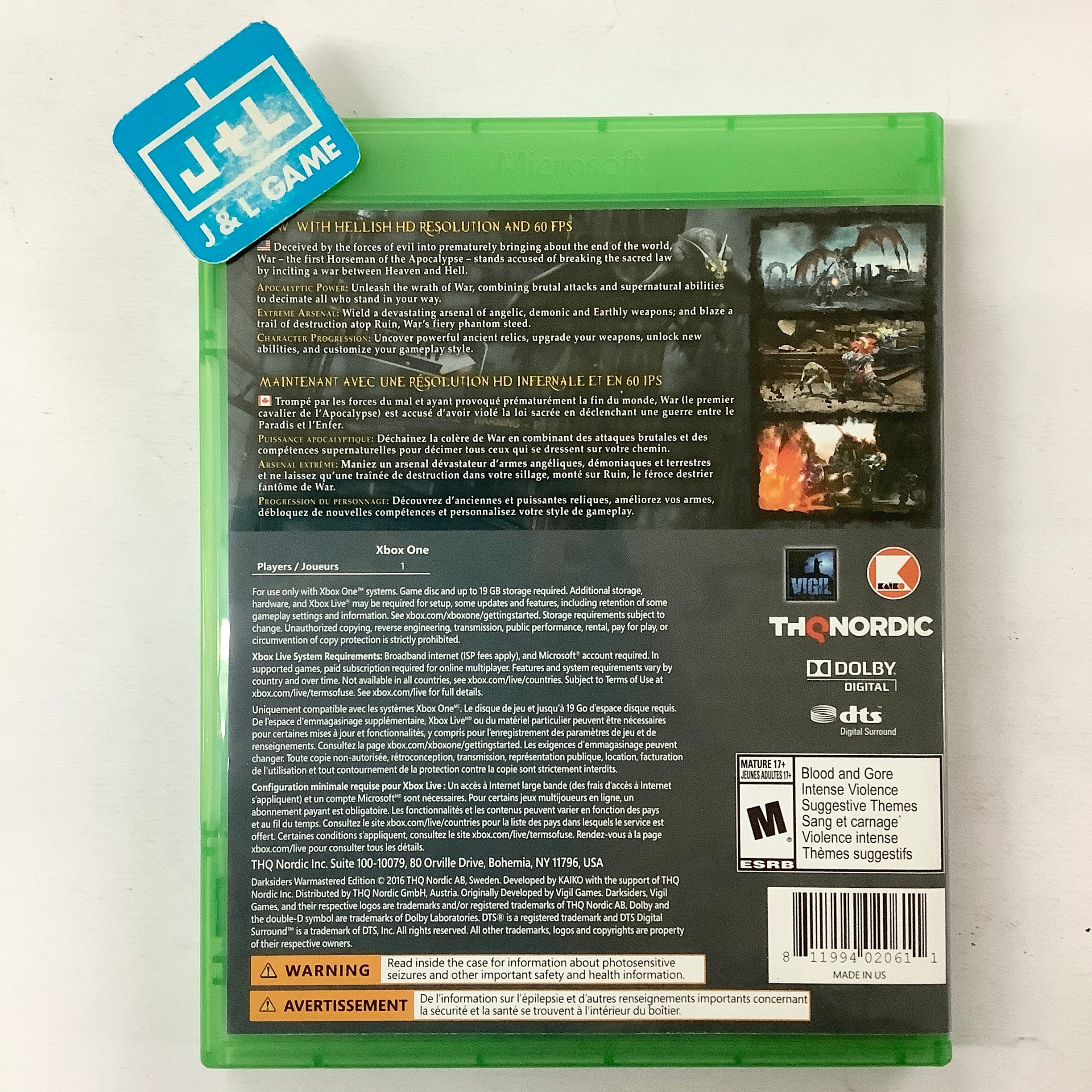 Darksiders: Warmastered Edition - (XB1) Xbox One [Pre-Owned] Video Games THQ Nordic   