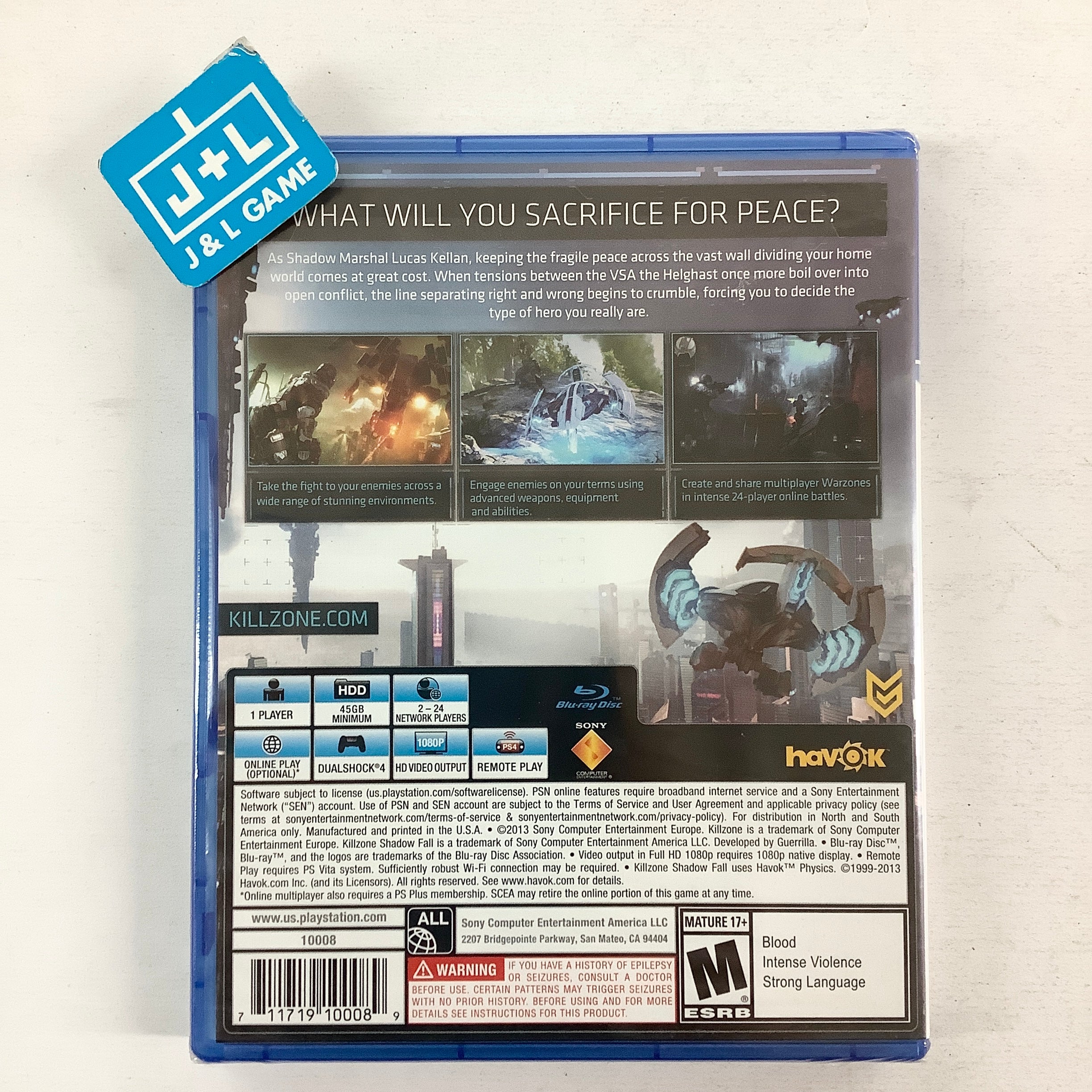 Killzone: Shadow Fall - (PS4) PlayStation 4 Video Games SCEA