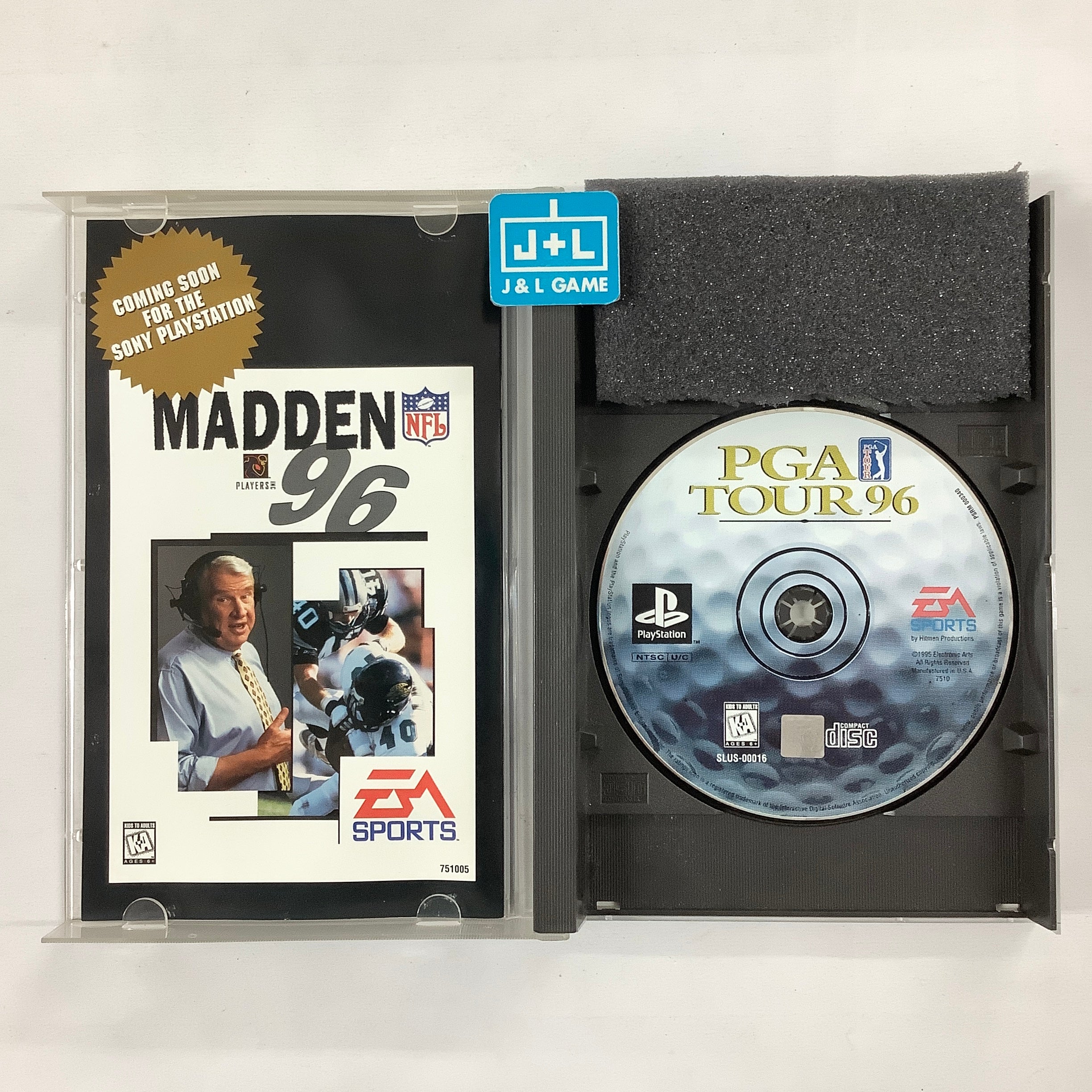 PGA Tour 96 (Long Box) - (PS1) Playstation 1 [Pre-Owned] Video Games EA Sports   