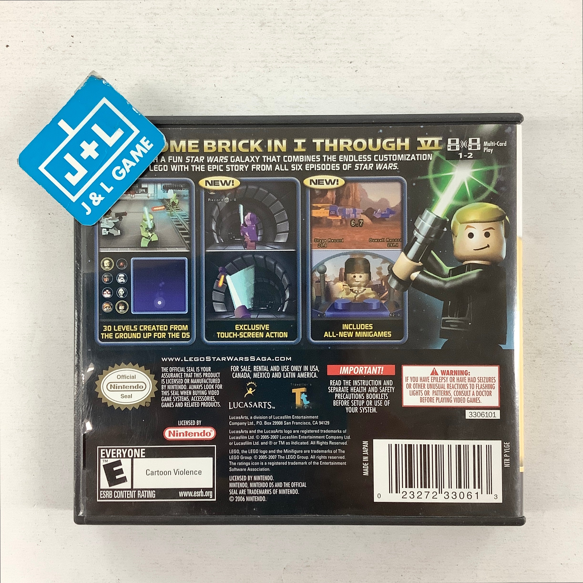 LEGO Star Wars: The Complete Saga - (NDS) Nintendo DS [Pre-Owned] Video Games LucasArts