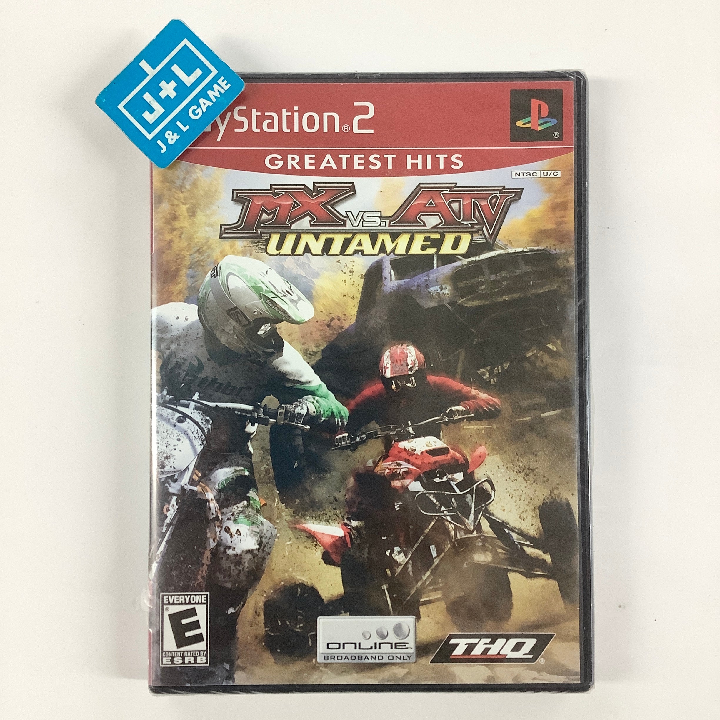 MX vs. ATV Untamed (Greatest Hits) - (PS2) PlayStation 2 Video Games THQ