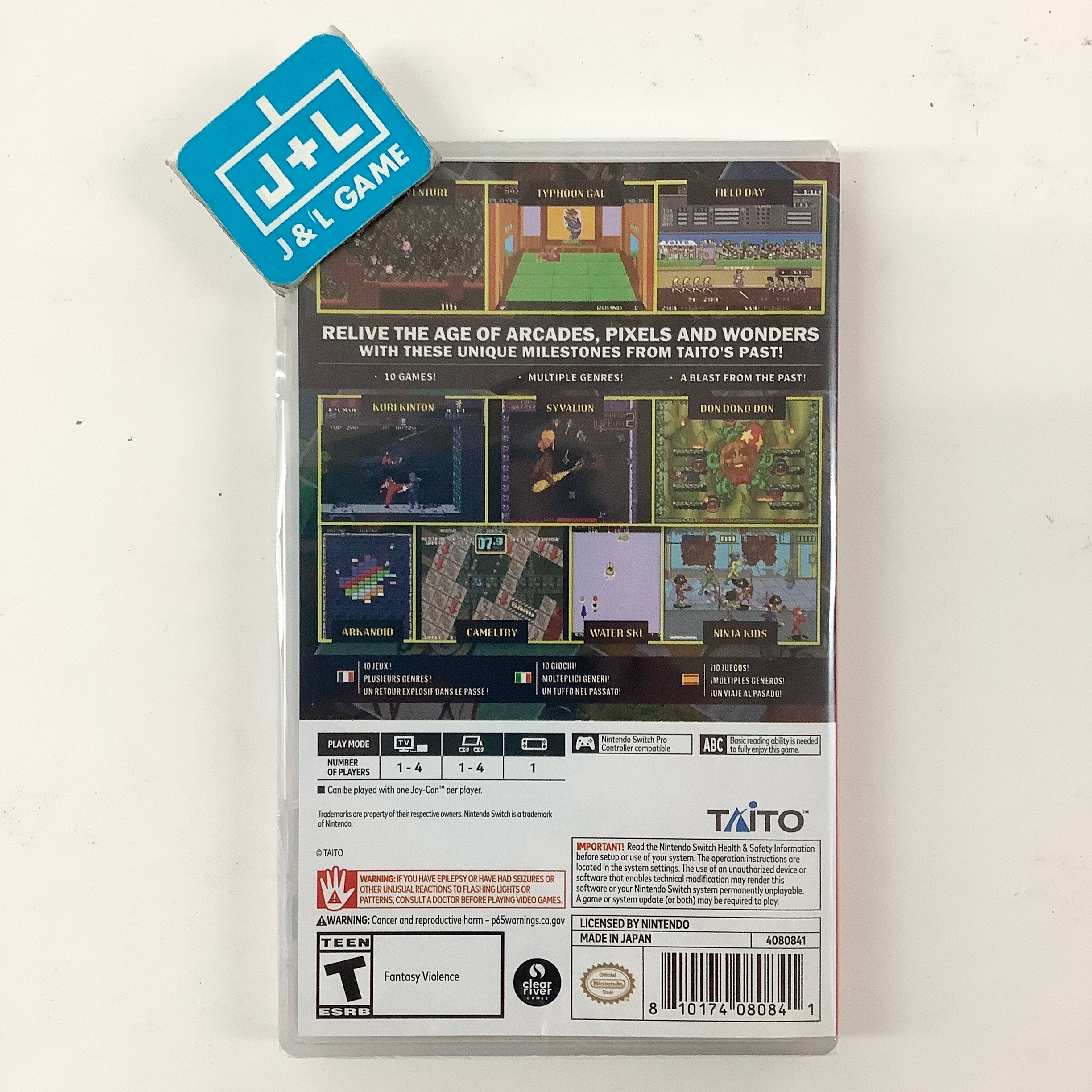 Taito Milestones 4 - (NSW) Nintendo Switch Video Games Clear River Games