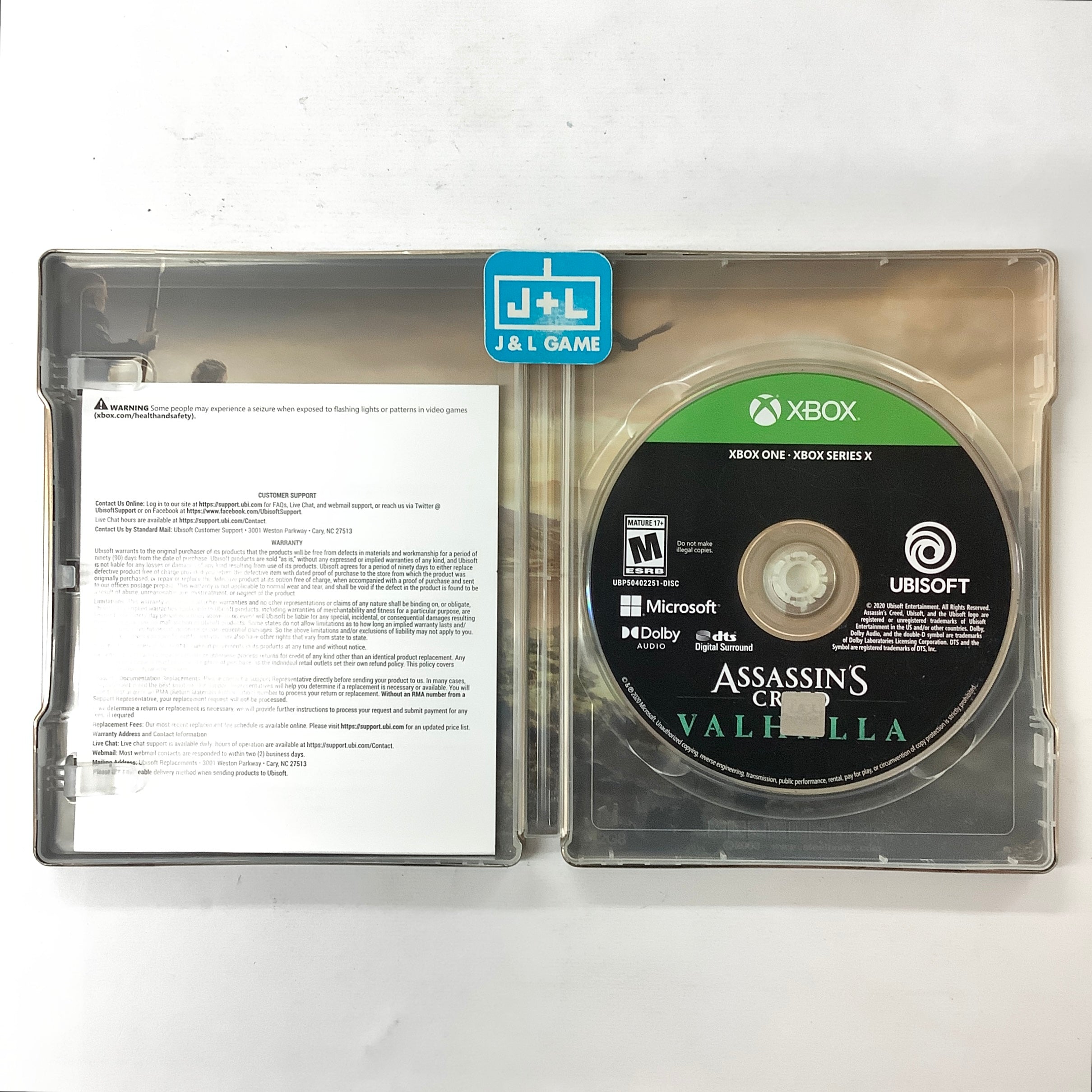 Assassin's Creed Valhalla (Gold Edition Steelbook) - (XSX) Xbox Series X [Pre-Owned] Video Games Ubisoft   