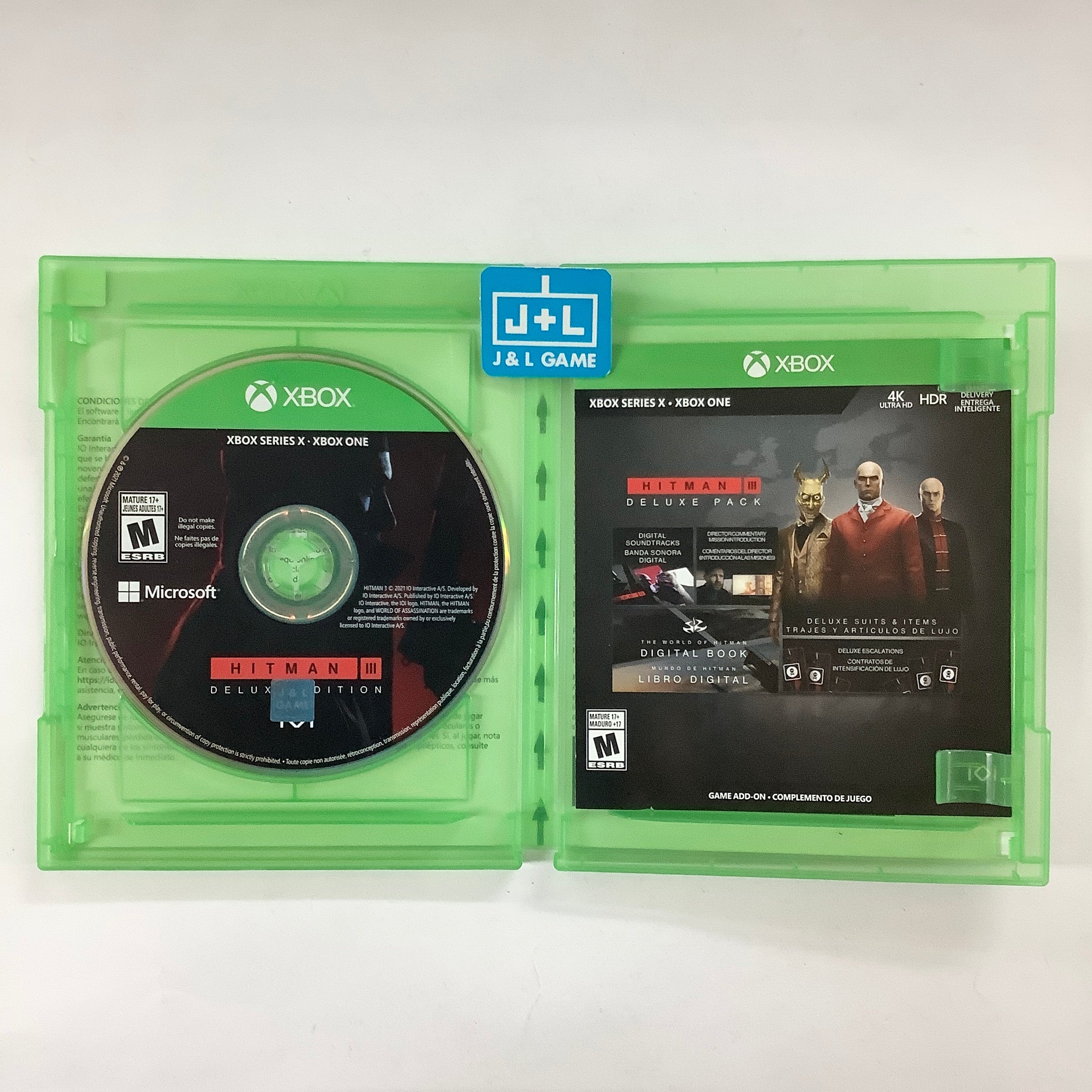 Hitman 3 (Deluxe Edition) - (XSX) Xbox Series X [Pre-Owned] Video Games IO Interactive A/S   