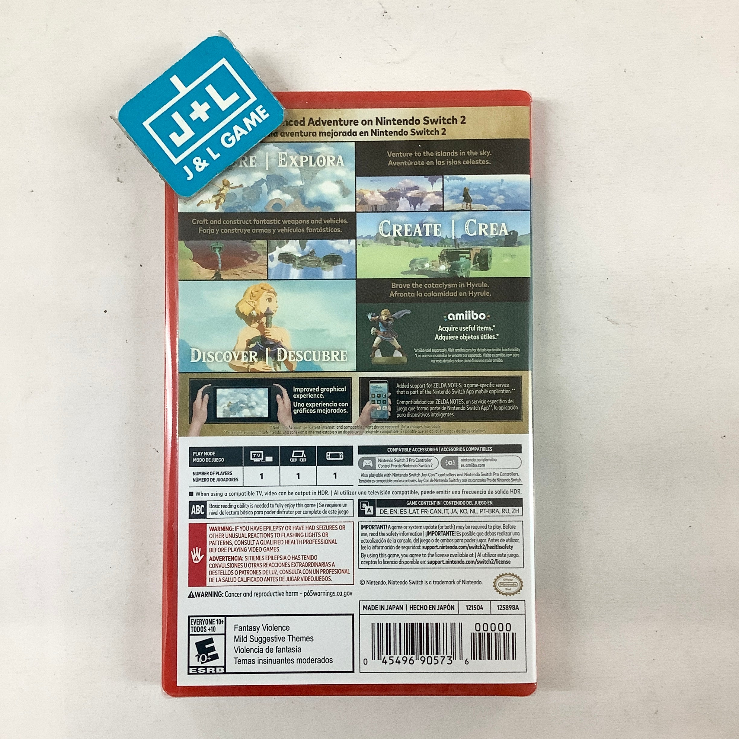 The Legend of Zelda: Tears of the Kingdom (Nintendo Switch 2 Edition) - (NS2) Nintendo Switch 2 Video Games Nintendo