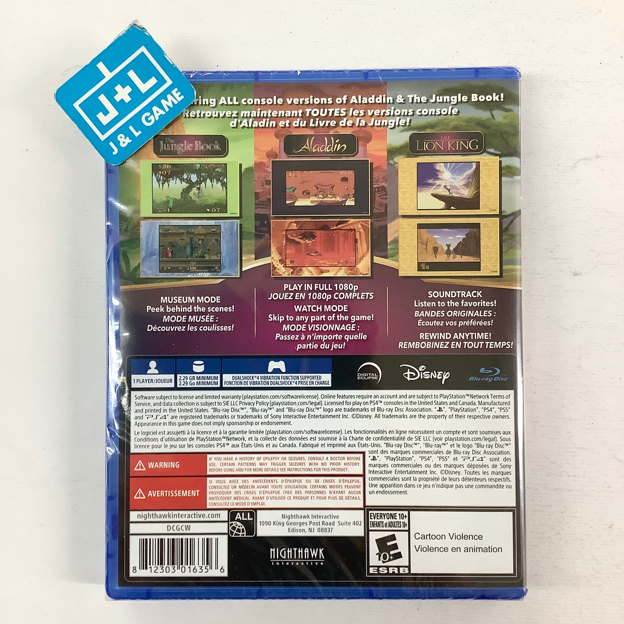 Disney Classic Games Collection - (PS4) PlayStation 4 Video Games Nighthawk Interactive