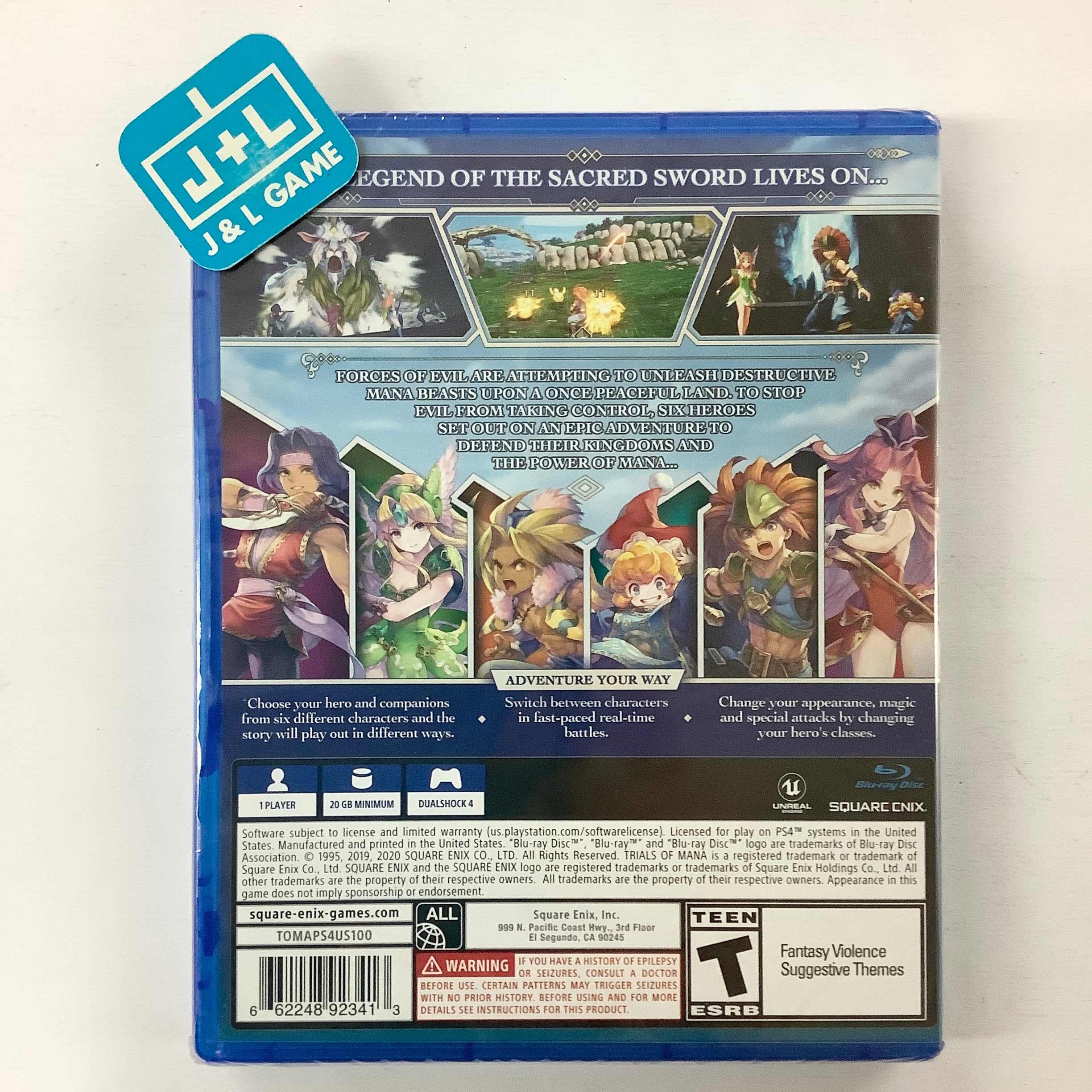 Trials of Mana - (PS4) PlayStation 4 Video Games Square Enix   
