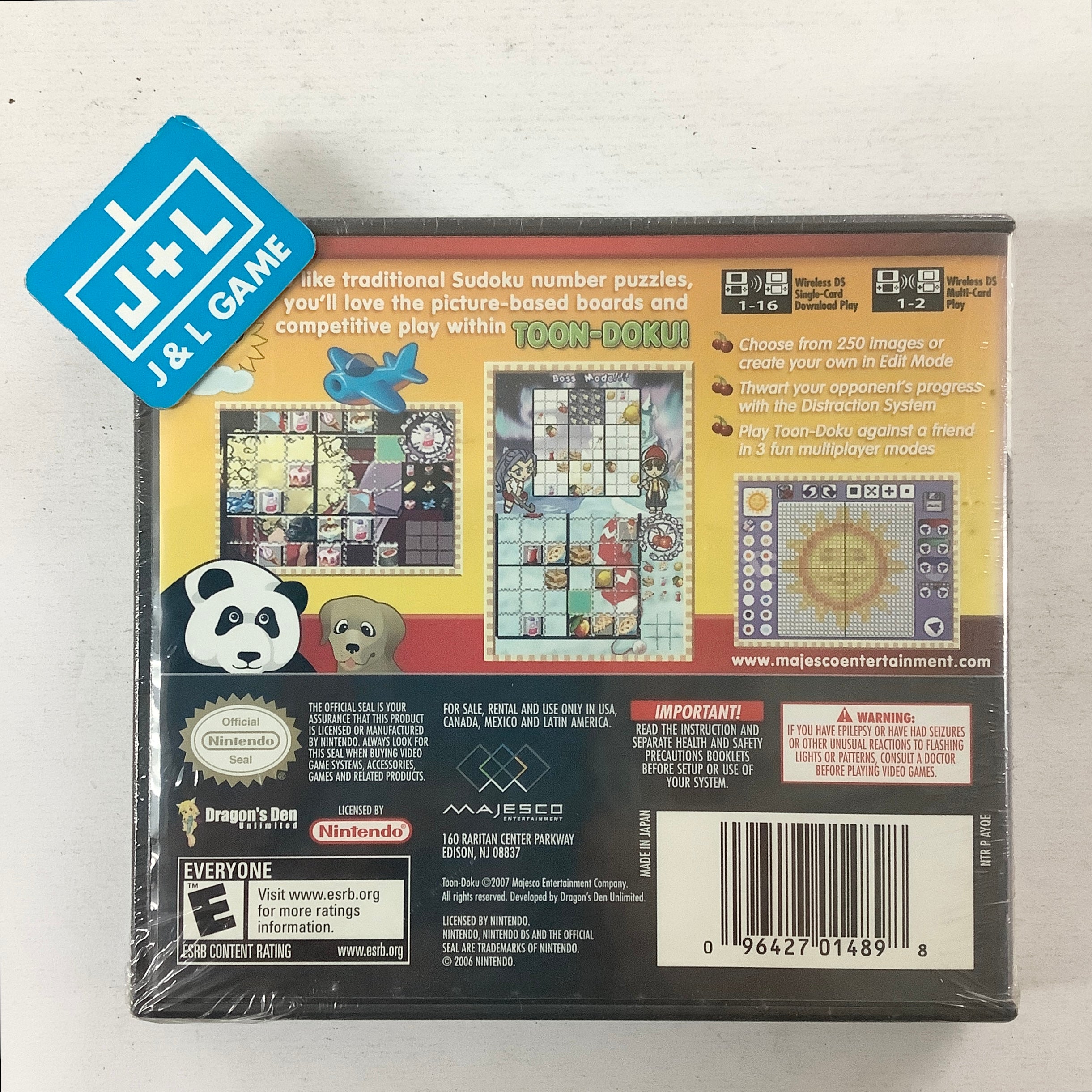 Toon-Doku - (NDS) Nintendo DS Video Games Majesco   