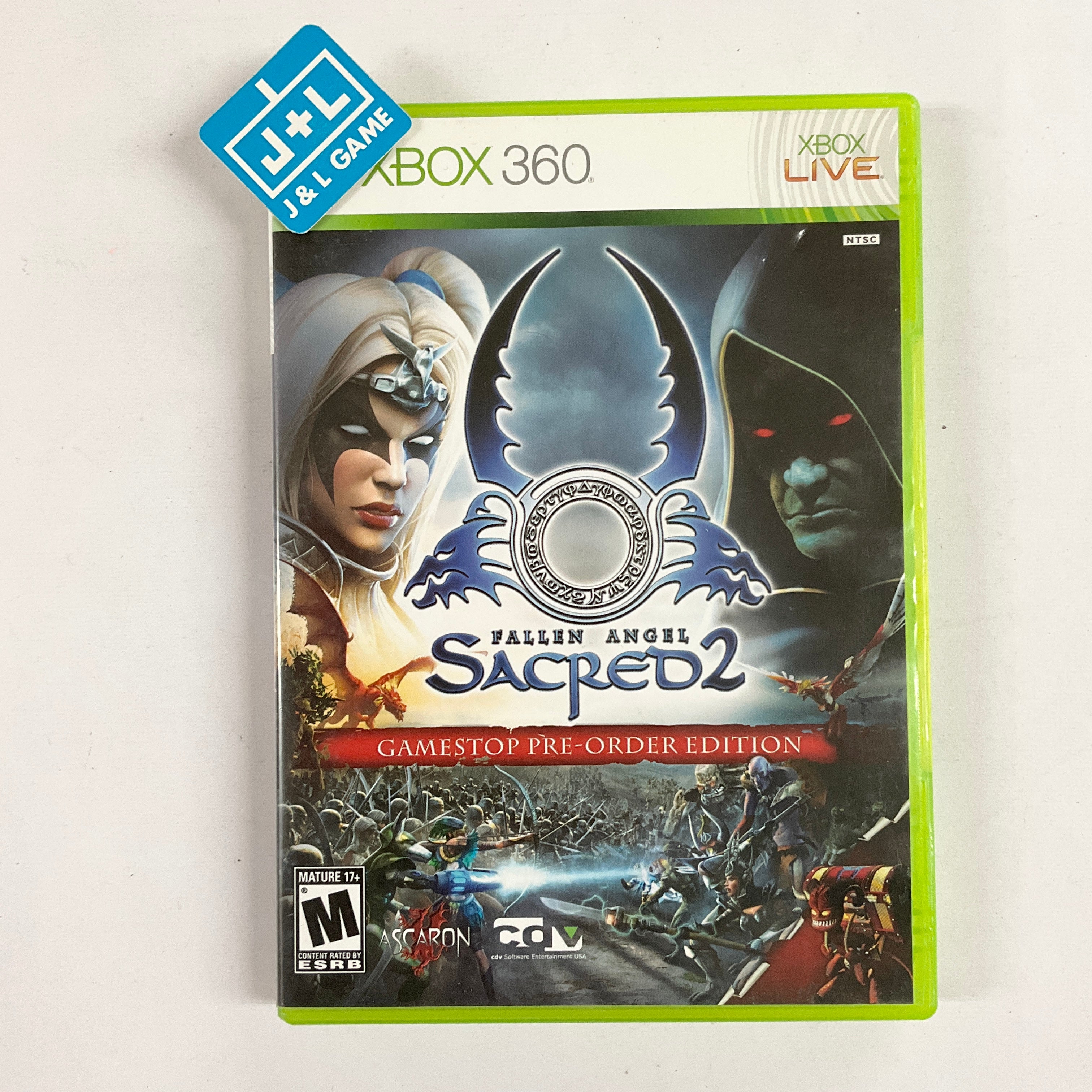 Sacred 2: Fallen Angel - Xbox 360 [Pre-Owned] Video Games cdv Software   