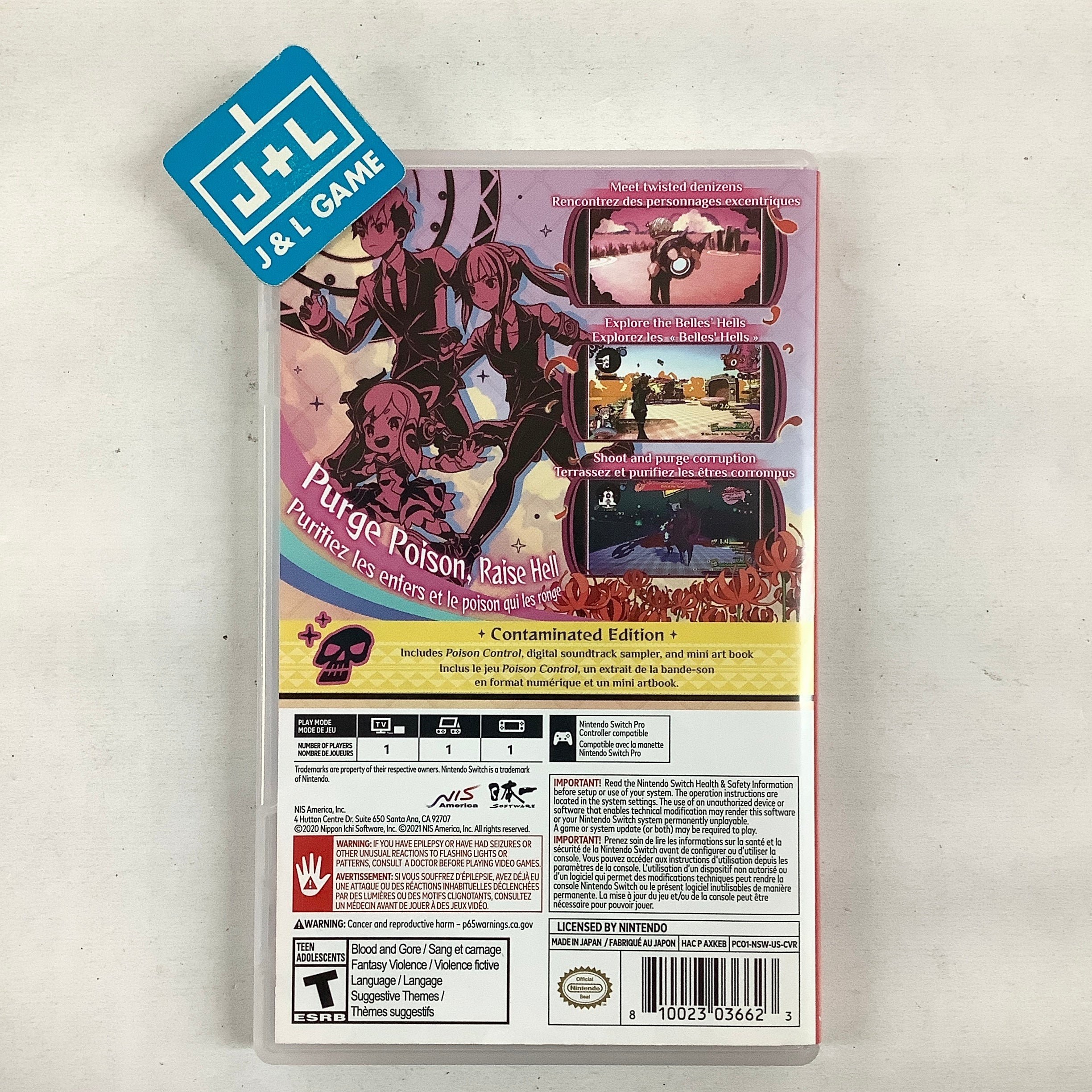 Poison Control: Contaminated Edition - (NSW) Nintendo Switch [Pre-Owned] Video Games NIS America
