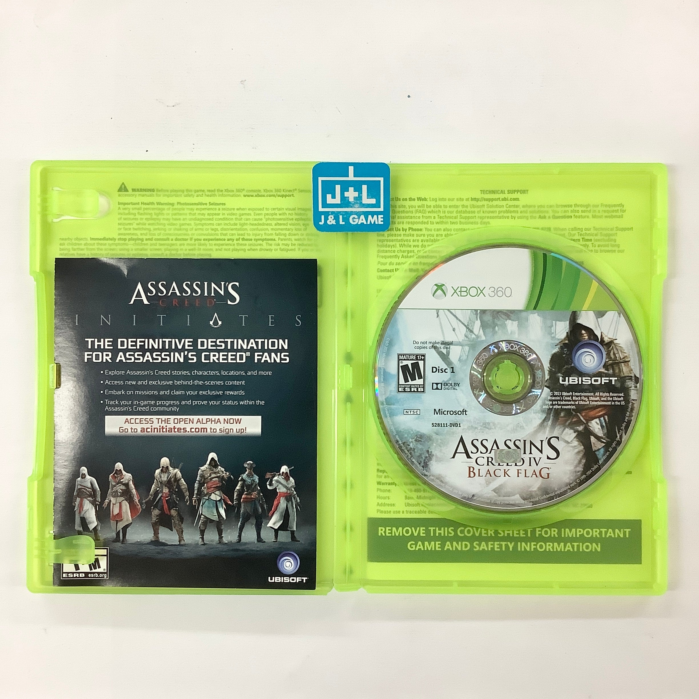 Assassin's Creed IV: Black Flag - Xbox 360 [Pre-Owned] Video Games Ubisoft   