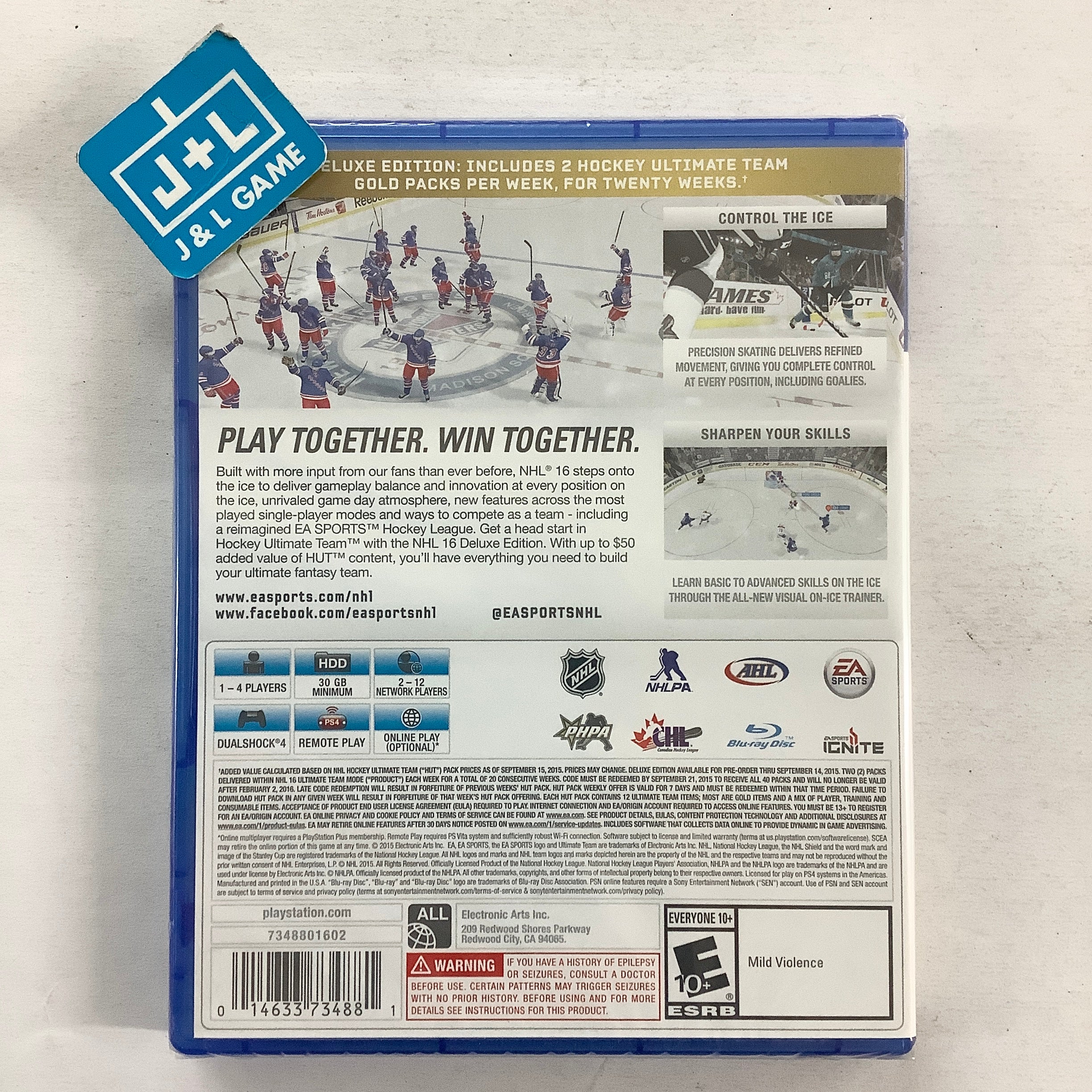 NHL 16 (Deluxe Edition) - (PS4) PlayStation 4 Video Games EA Sports