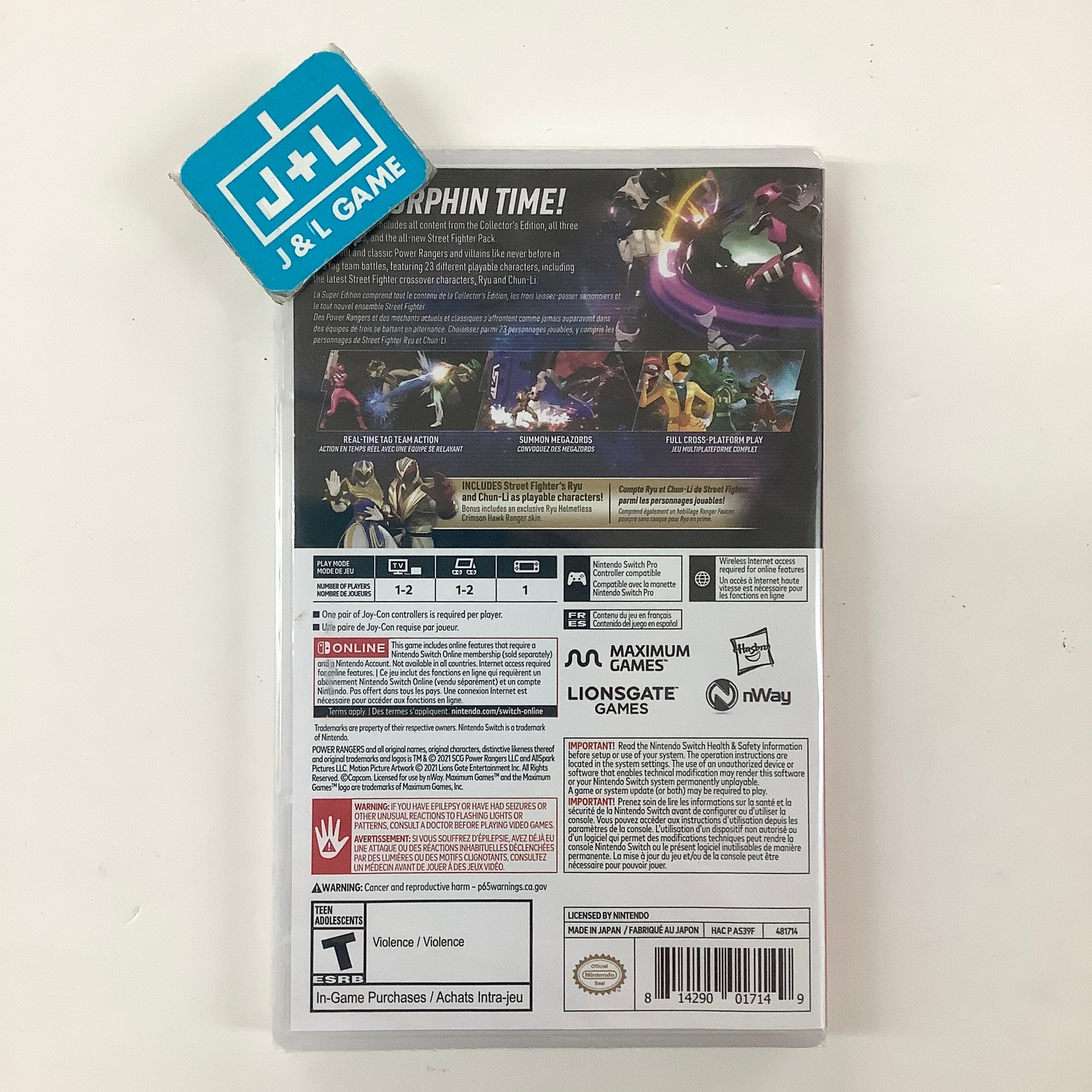 Power Rangers: Battle for the Grid (Super Edition) - (NSW) Nintendo Switch Video Games Maximum Entertainment