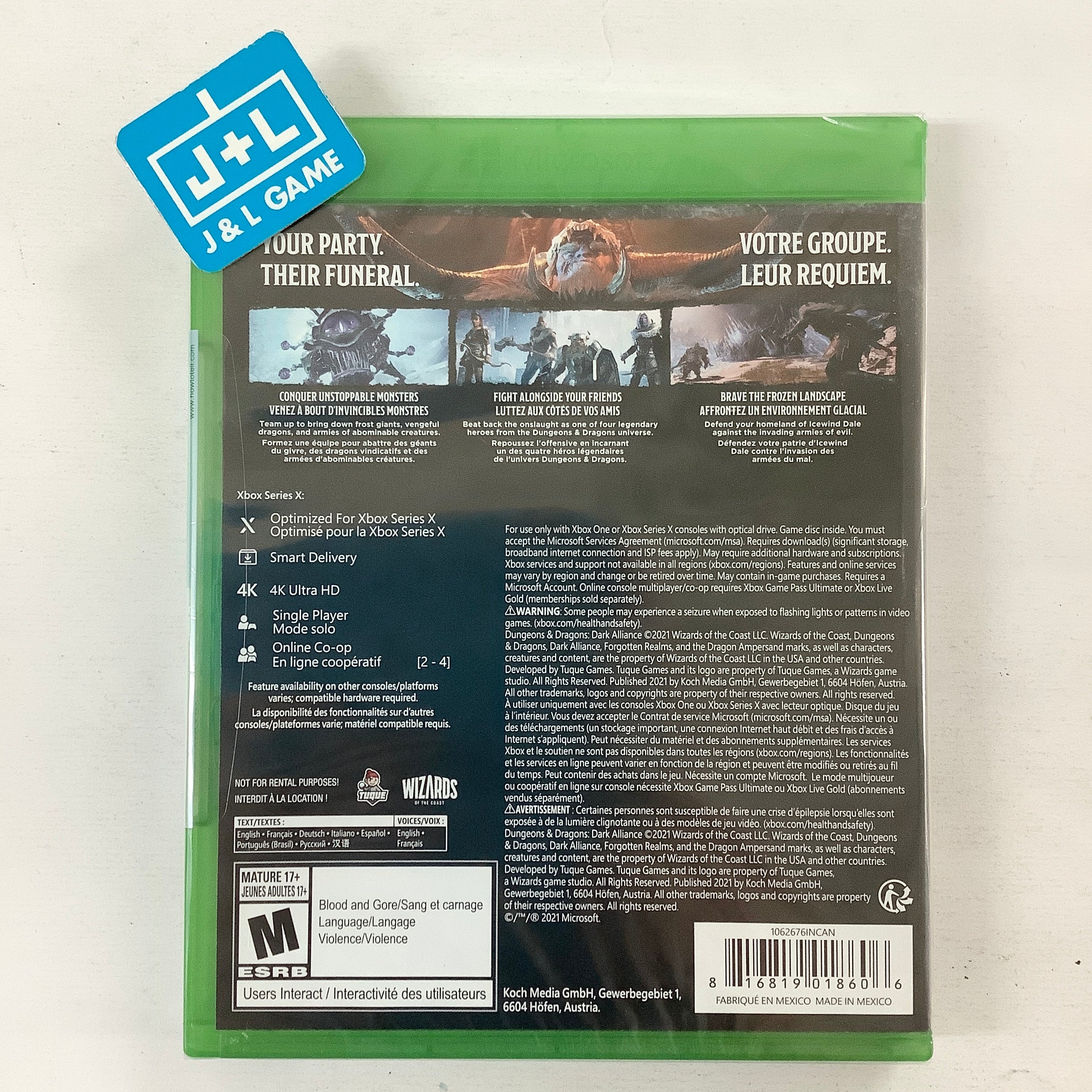 Dungeons & Dragons: Dark Alliance - (XSX) Xbox Series X | J&L Game