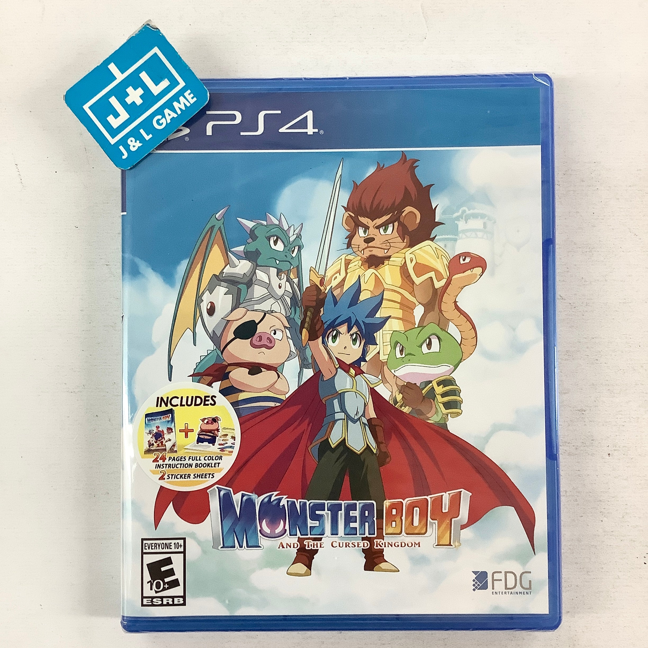 Monster Boy and the Cursed Kingdom - (PS4) PlayStation 4 Video Games FDG Entertainment