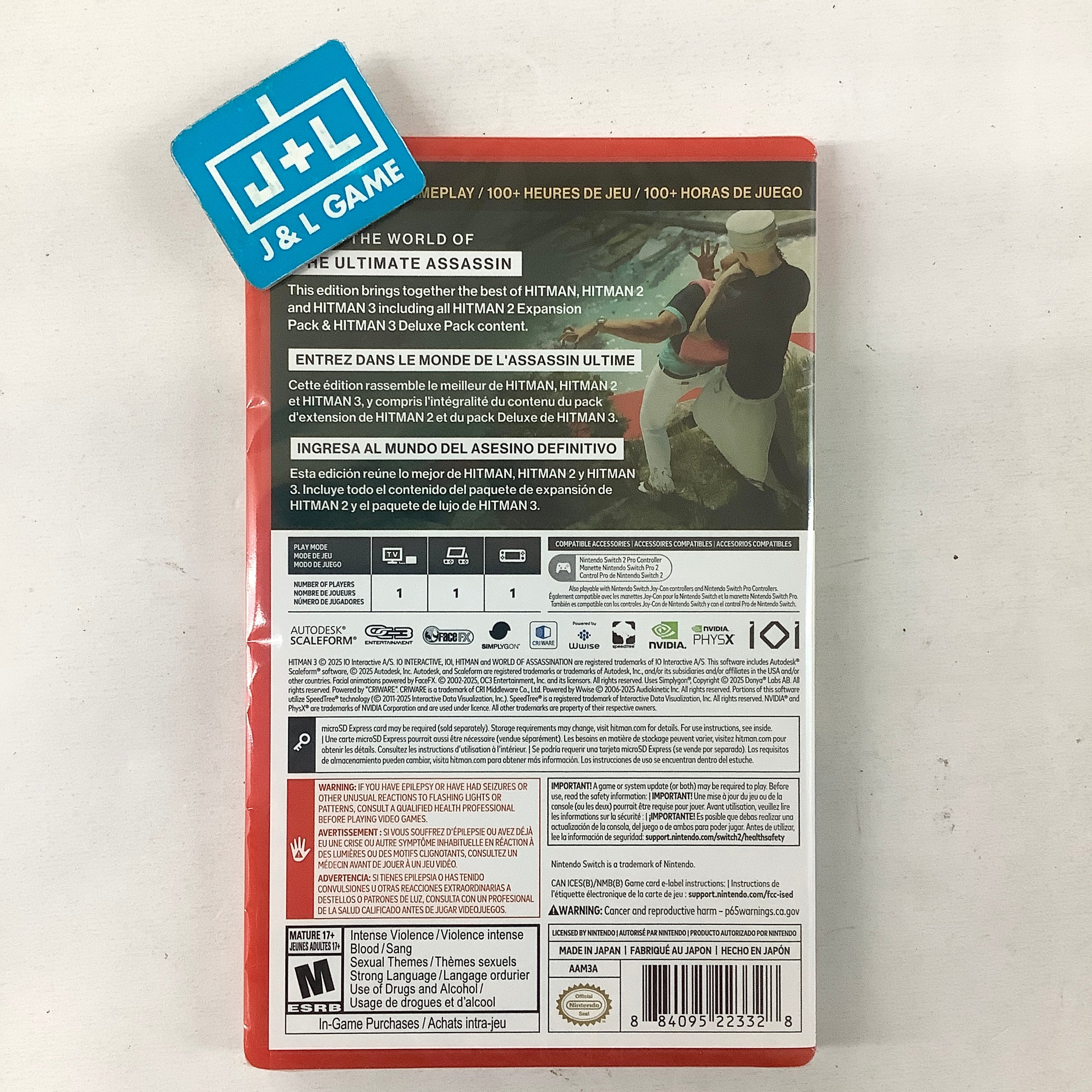 Hitman: World of Assassination (Signature Edition) - (NS2) Nintendo Switch 2 Video Games IO Interactive A/S