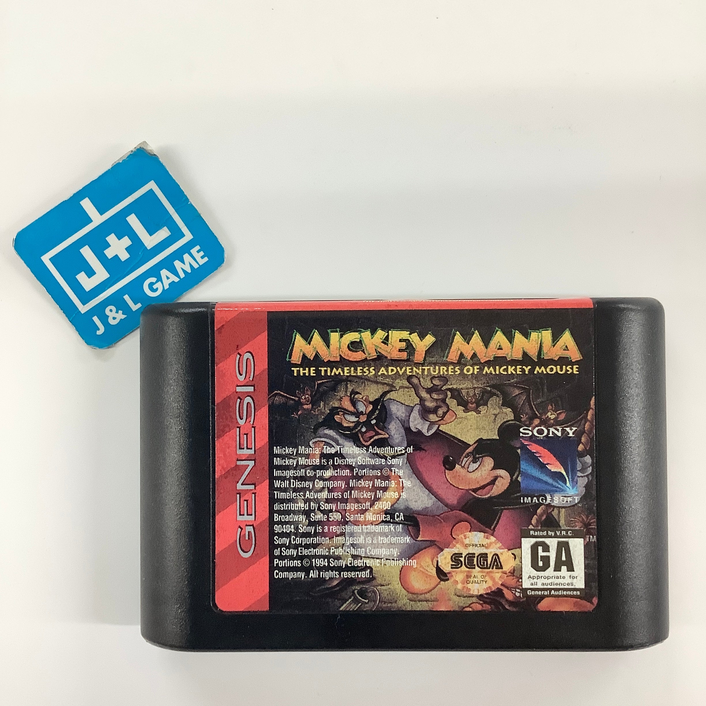 Mickey Mania: The Timeless Adventures of Mickey Mouse - (SG) SEGA Genesis [Pre-Owned] Video Games Sony Imagesoft