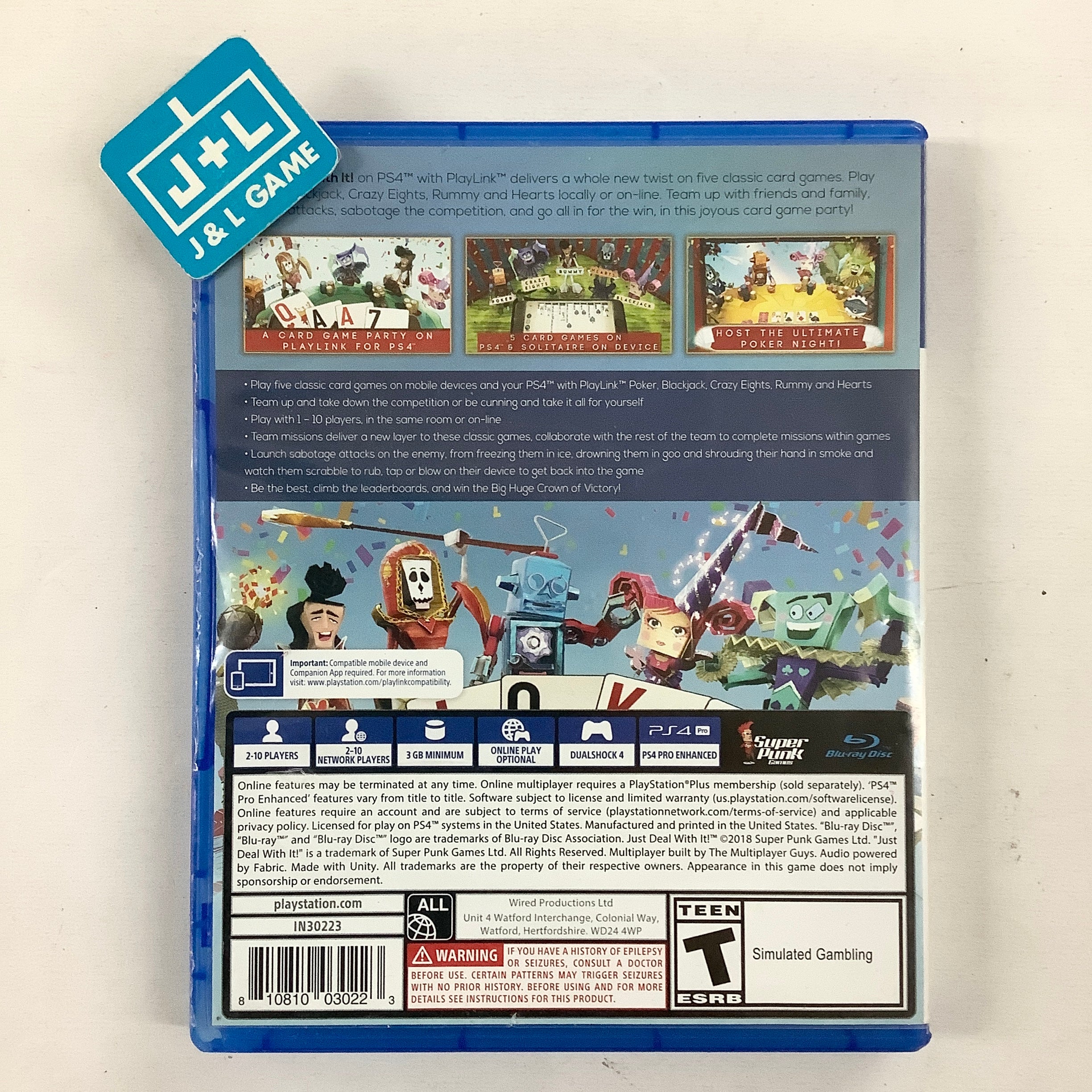 Just Deal with It! - (PS4) PlayStation 4 [Pre-Owned] Video Games Wired Productions   