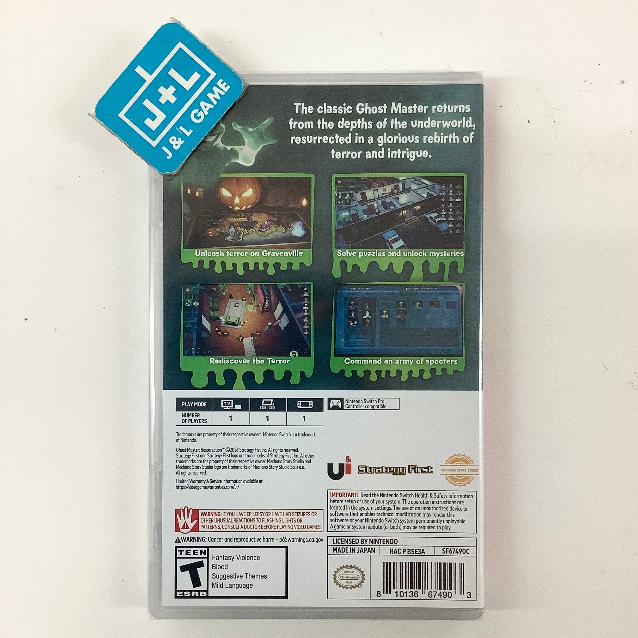 Ghost Master: Resurrection - (NSW) Nintendo Switch Video Games U&I Entertainment