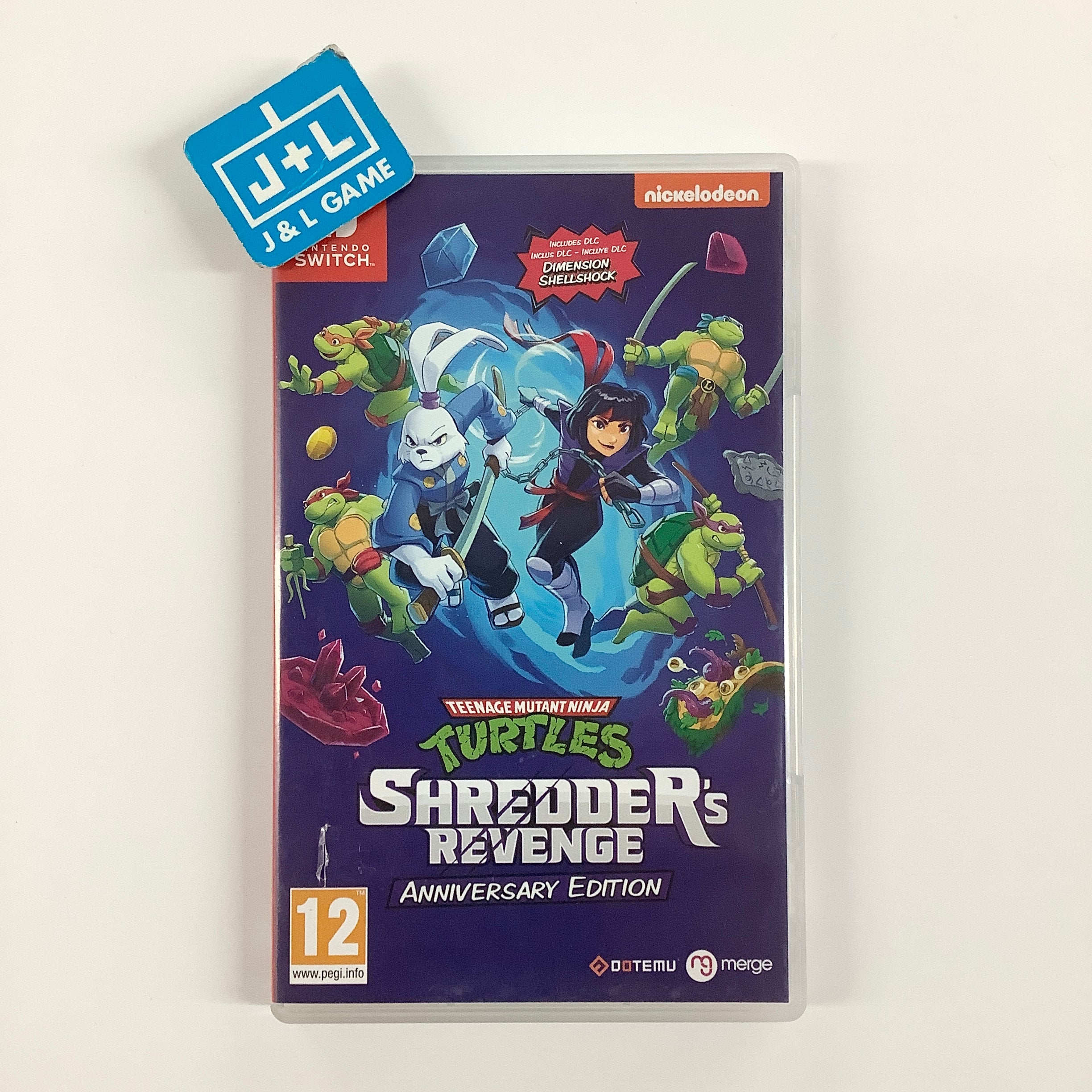 Teenage Mutant Ninja Turtles: Shredder's Revenge (Anniversary Edition) - (NSW) Nintendo Switch [Pre-Owned] (European Import) Video Games Merge Games