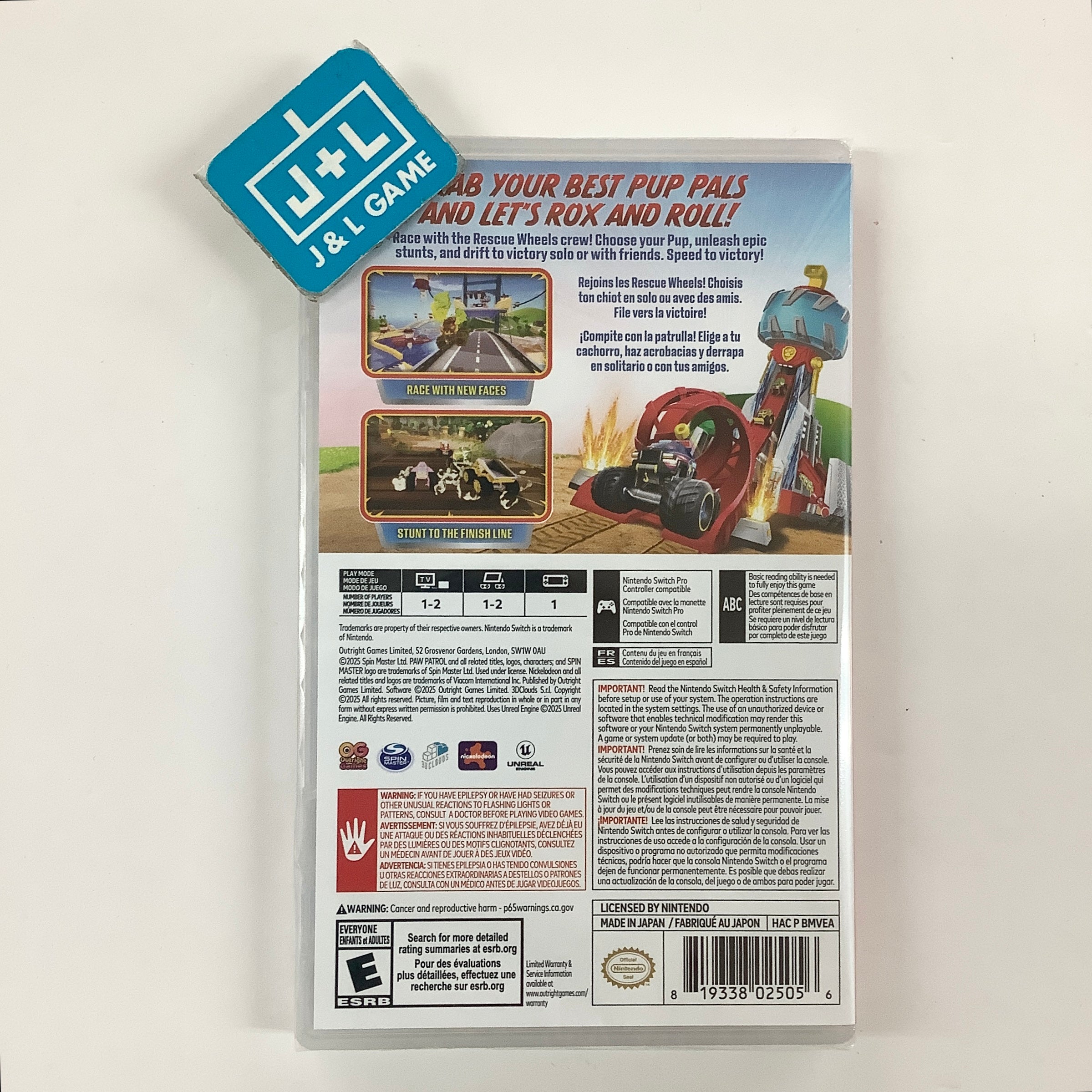 PAW Patrol Rescue Wheels: Championship - (NSW) Nintendo Switch