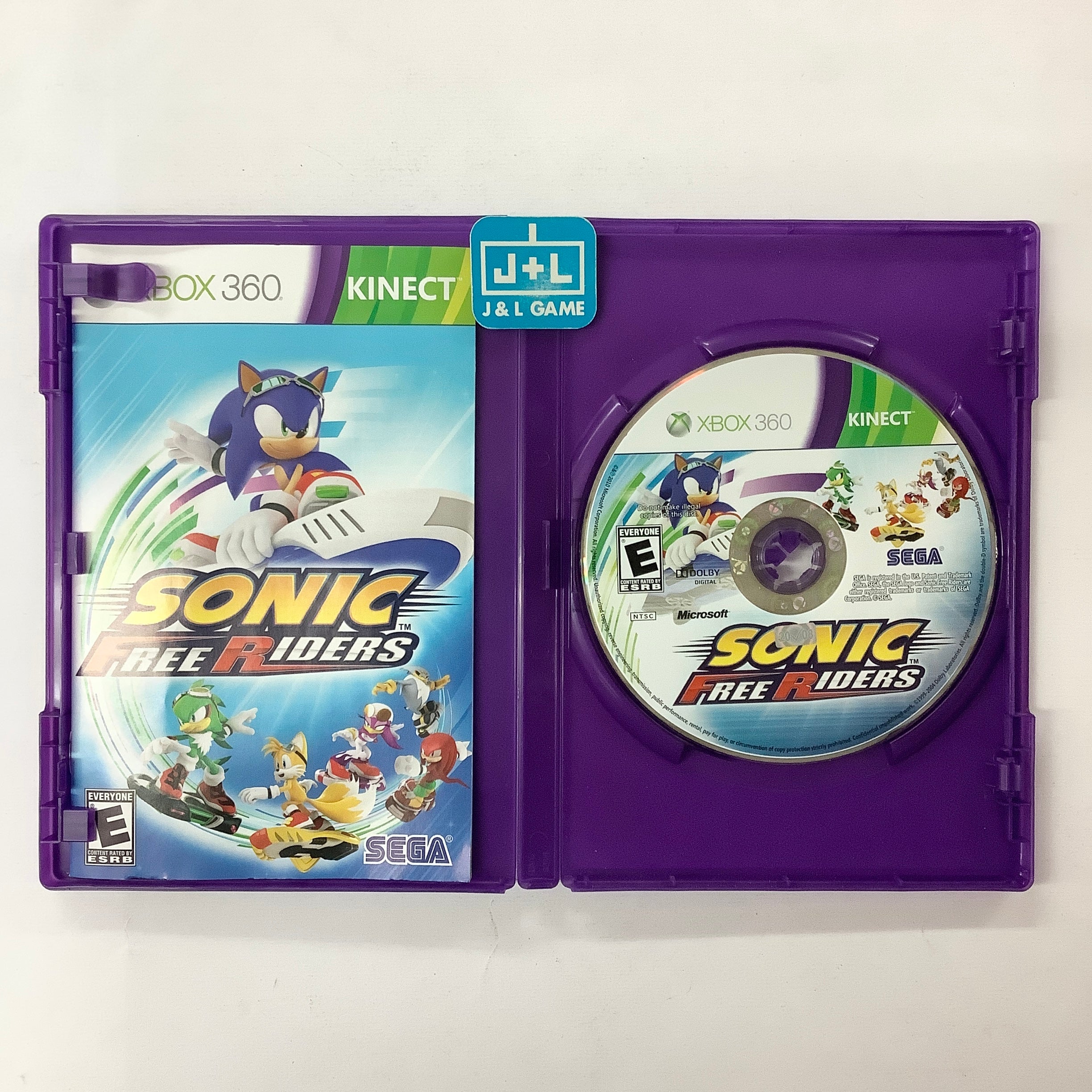 Sonic Free Riders (Kinect Required) - Xbox 360 [Pre-Owned] Video Games Sega   