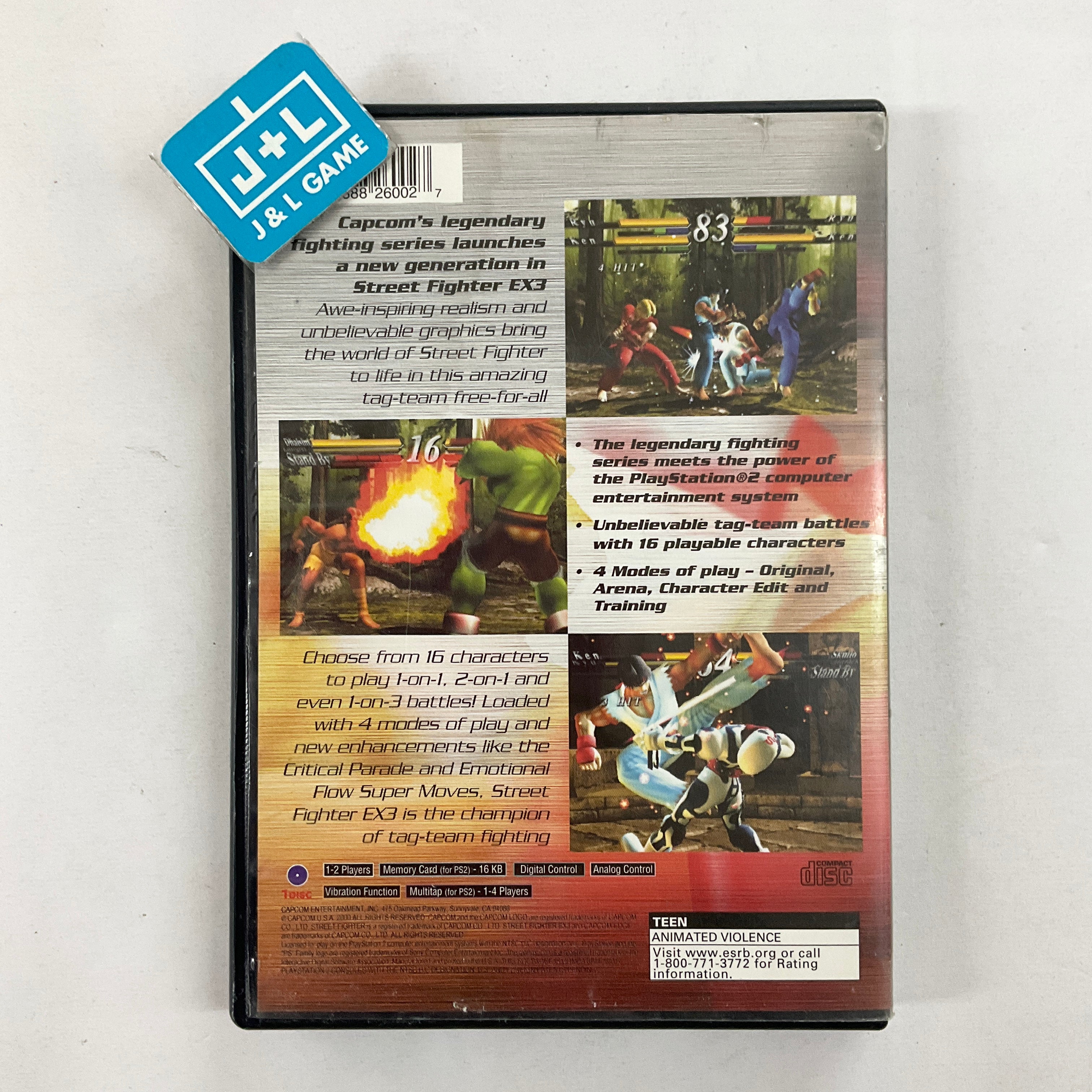Street Fighter EX3 - (PS2) Playstation 2 [Pre-Owned] Video Games Capcom   