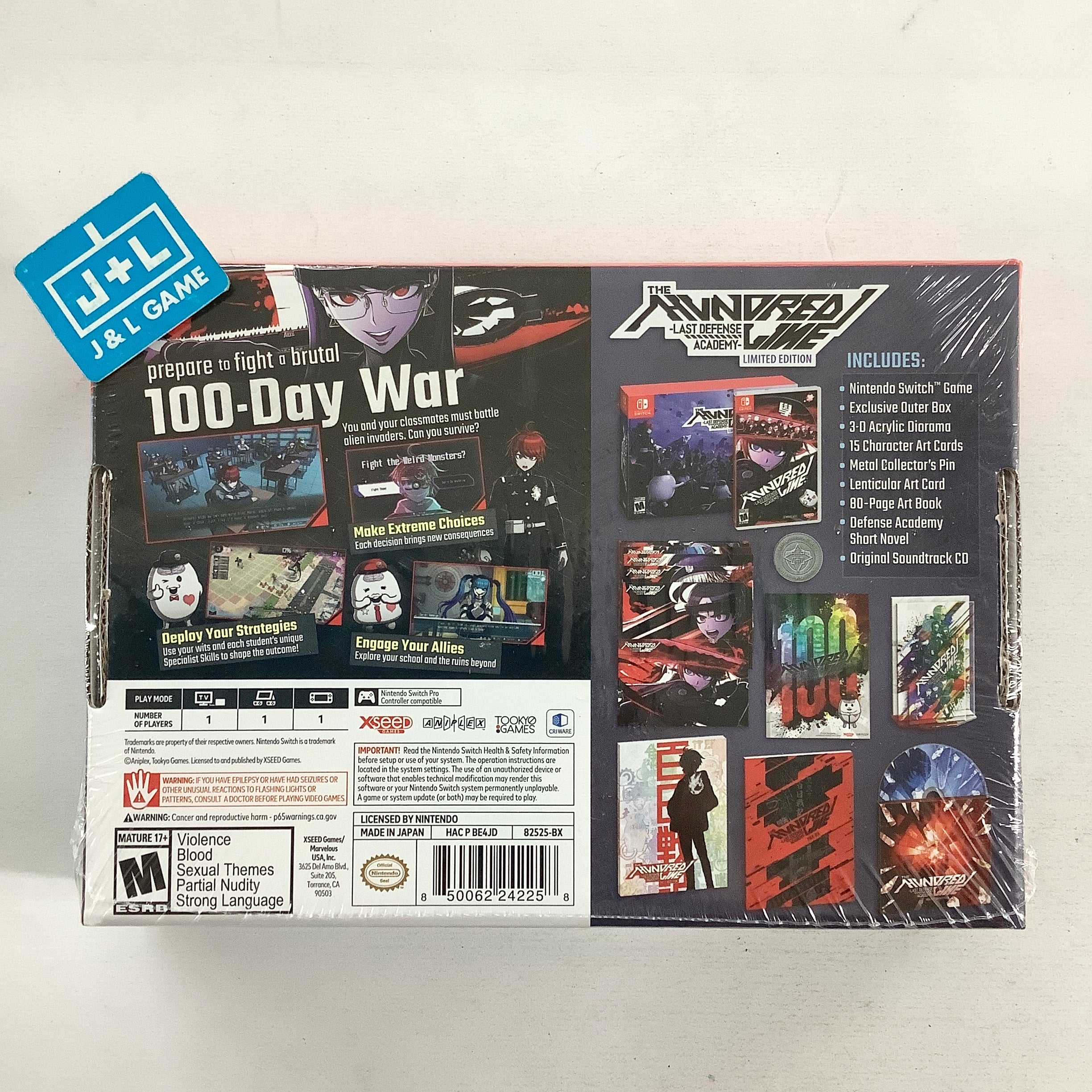 The Hundred Line - Last Defense Academy (Limited Edition) - (NSW) Nintendo Switch Video Games XSEED Games