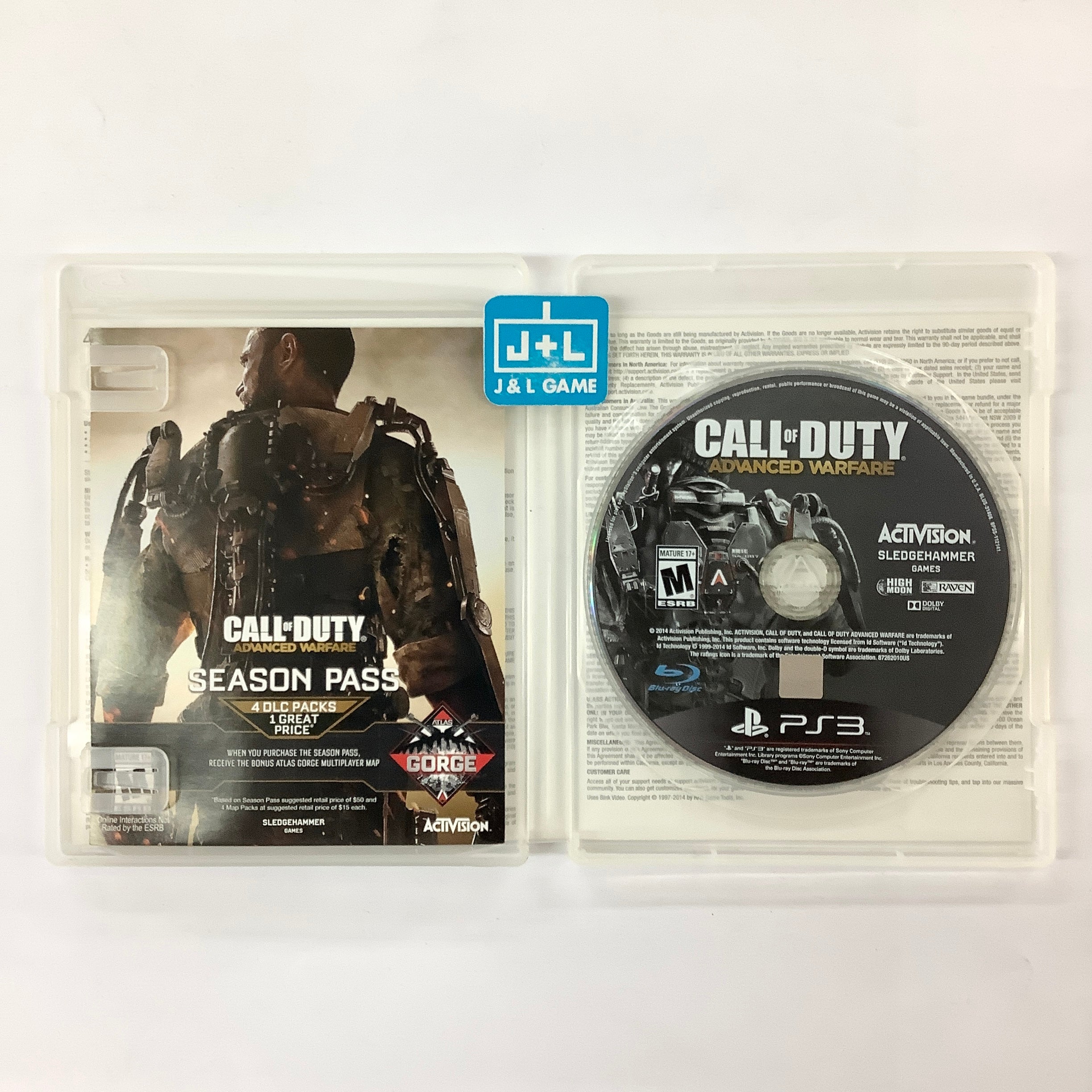 Call of Duty: Advanced Warfare - (PS3) PlayStation 3 [Pre-Owned] Video Games Activision   
