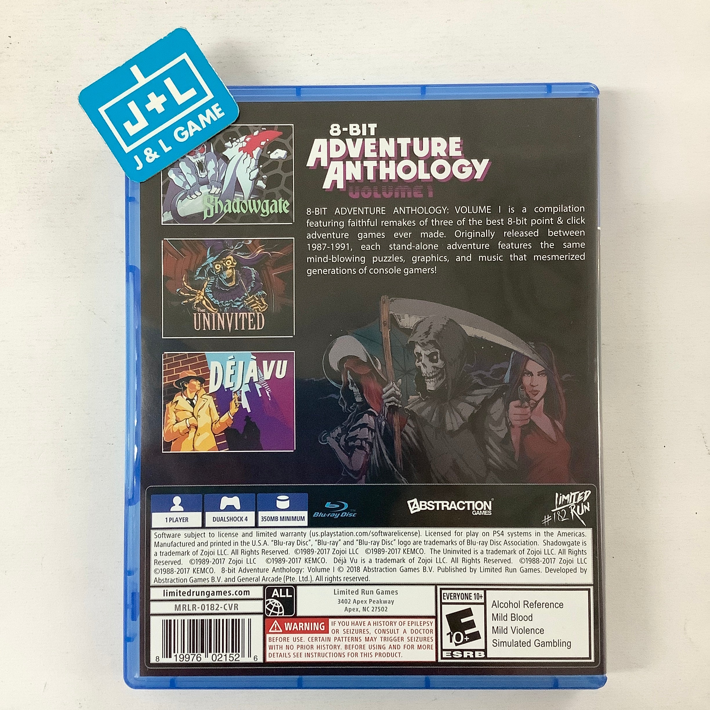 8-Bit Adventure Anthology: Volume 1 (Limited Run #182) - (PS4