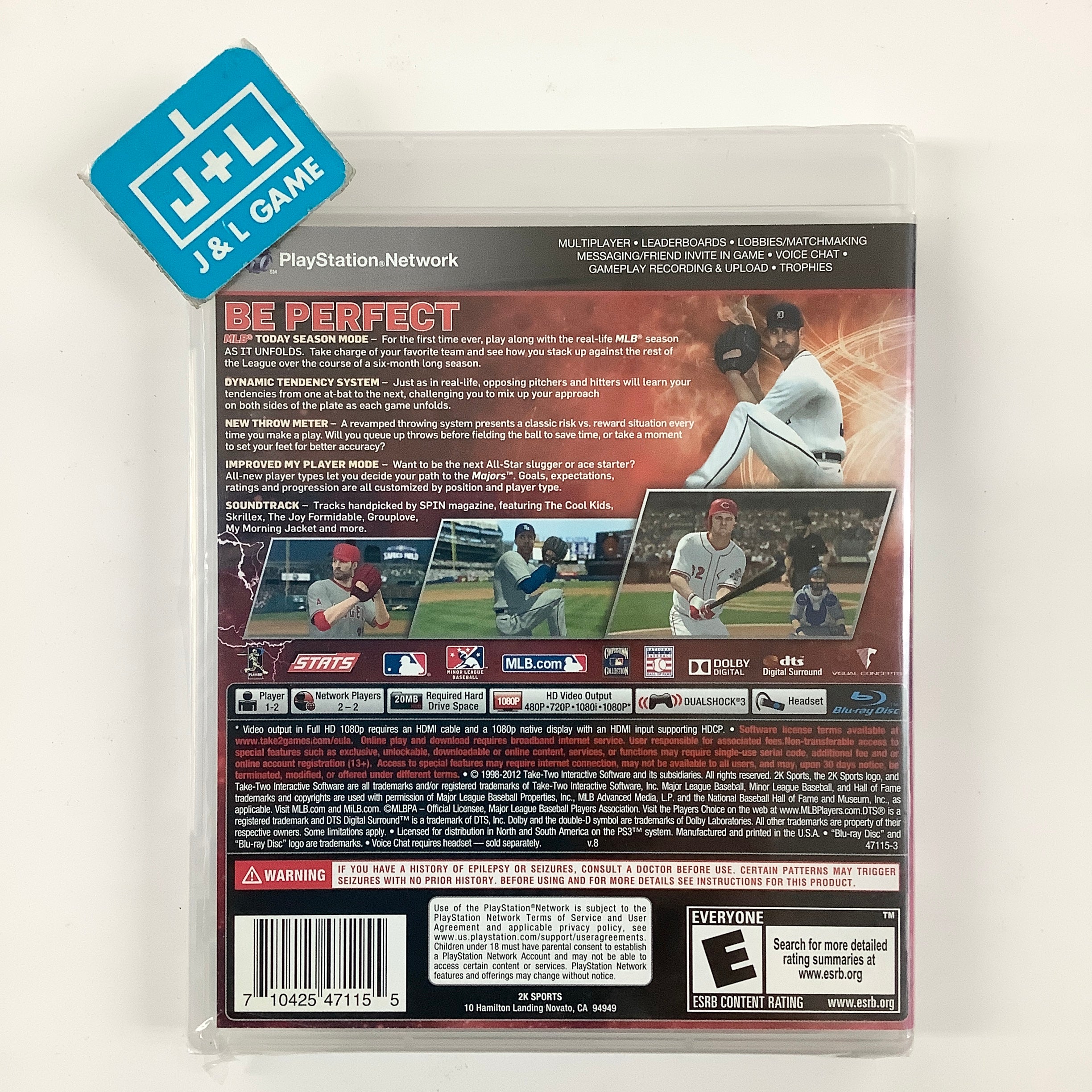 Major League Baseball 2K12 - (PS3) PlayStation 3