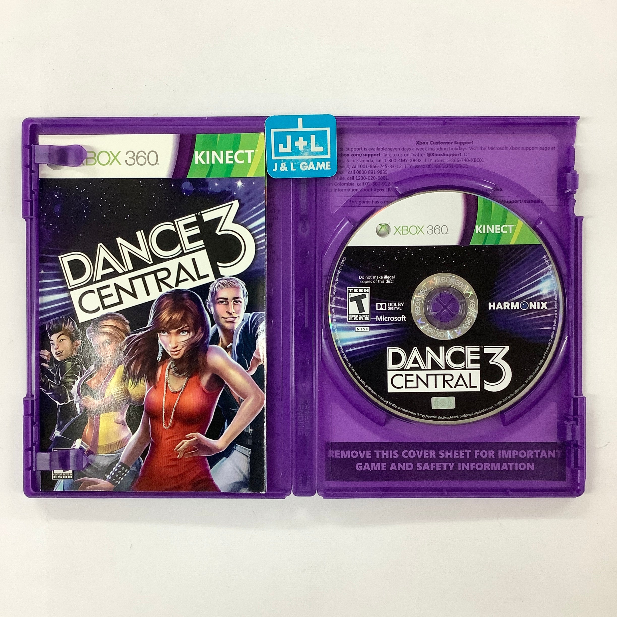 Dance Central 3 (Kinect Required) - Xbox 360 [Pre-Owned] Video Games Microsoft   