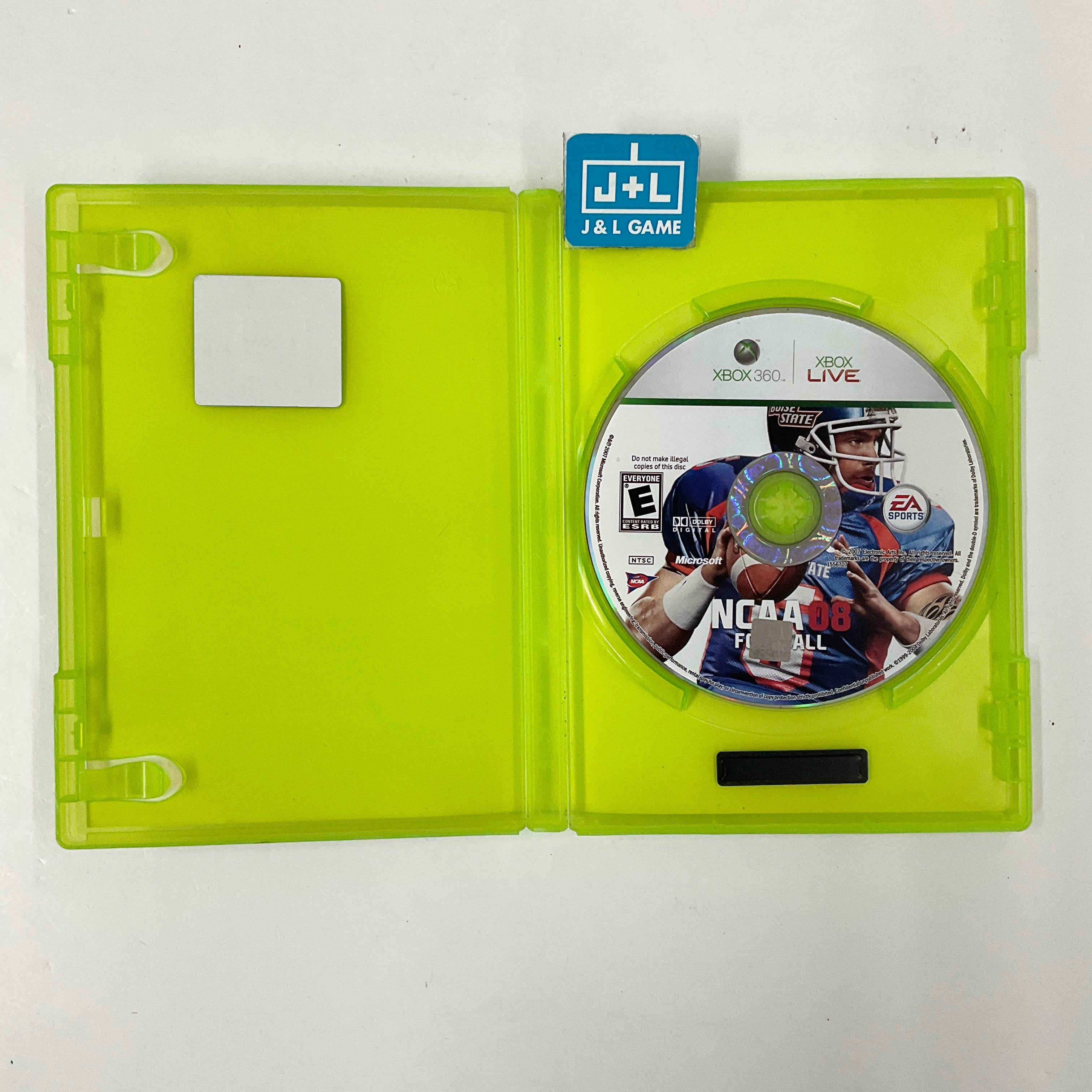 NCAA Football 08 - Xbox 360 [Pre-Owned] | J&L Game