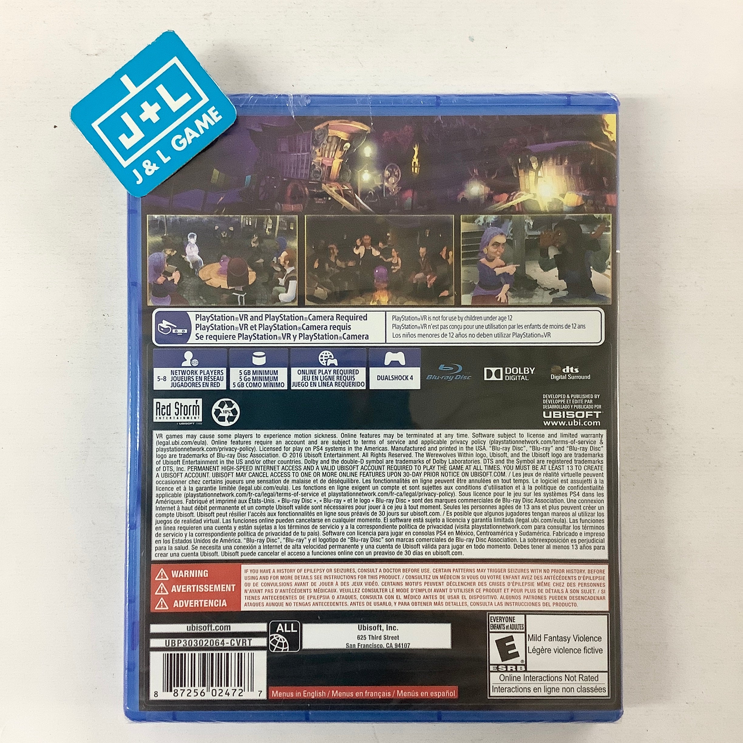 Werewolves Within (PlayStation VR) - (PS4) PlayStation 4 Video Games Ubisoft   