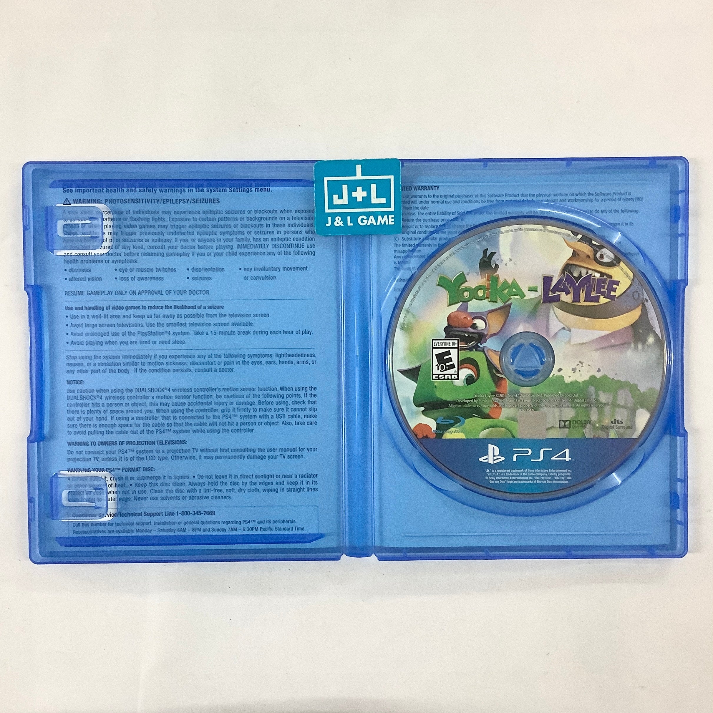 Yooka-Laylee - (PS4) PlayStation 4 [Pre-Owned] Video Games Team17