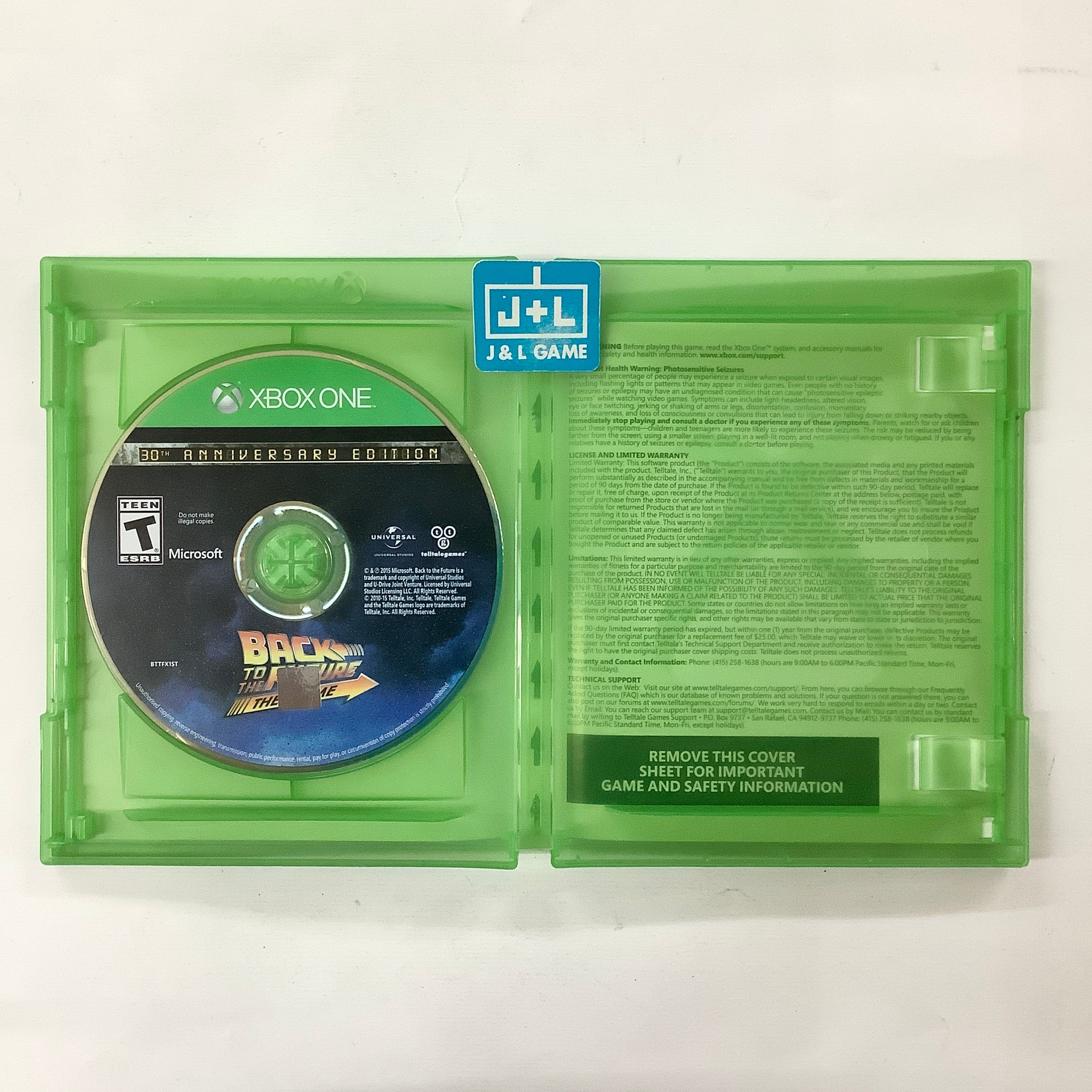 Back to the Future: The Game (30th Anniversary Edition) - (XB1) Xbox One [Pre-Owned] Video Games Telltale Games   