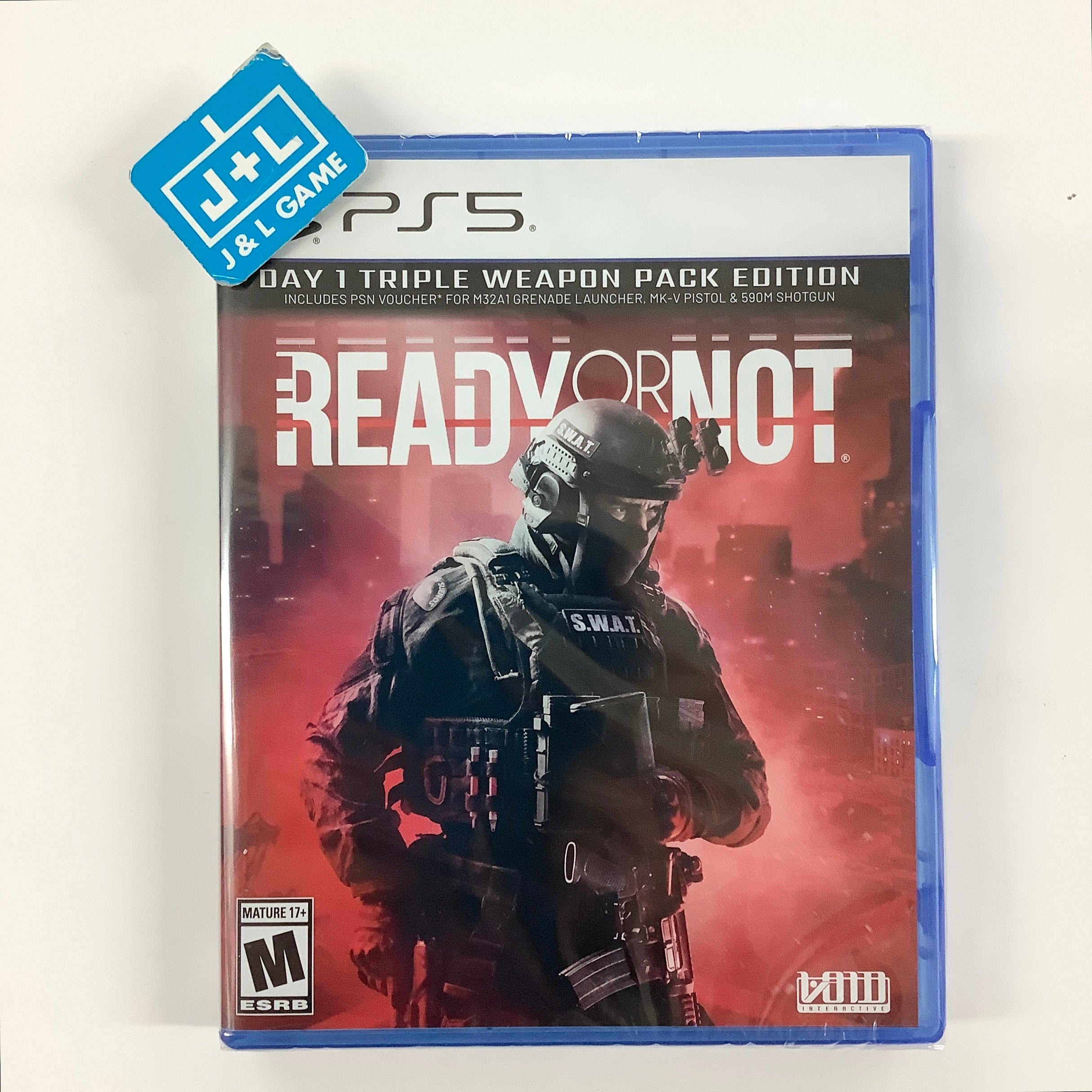 Ready or Not (Day 1 Triple Weapon Pack Edition) - (PS5) PlayStation 5