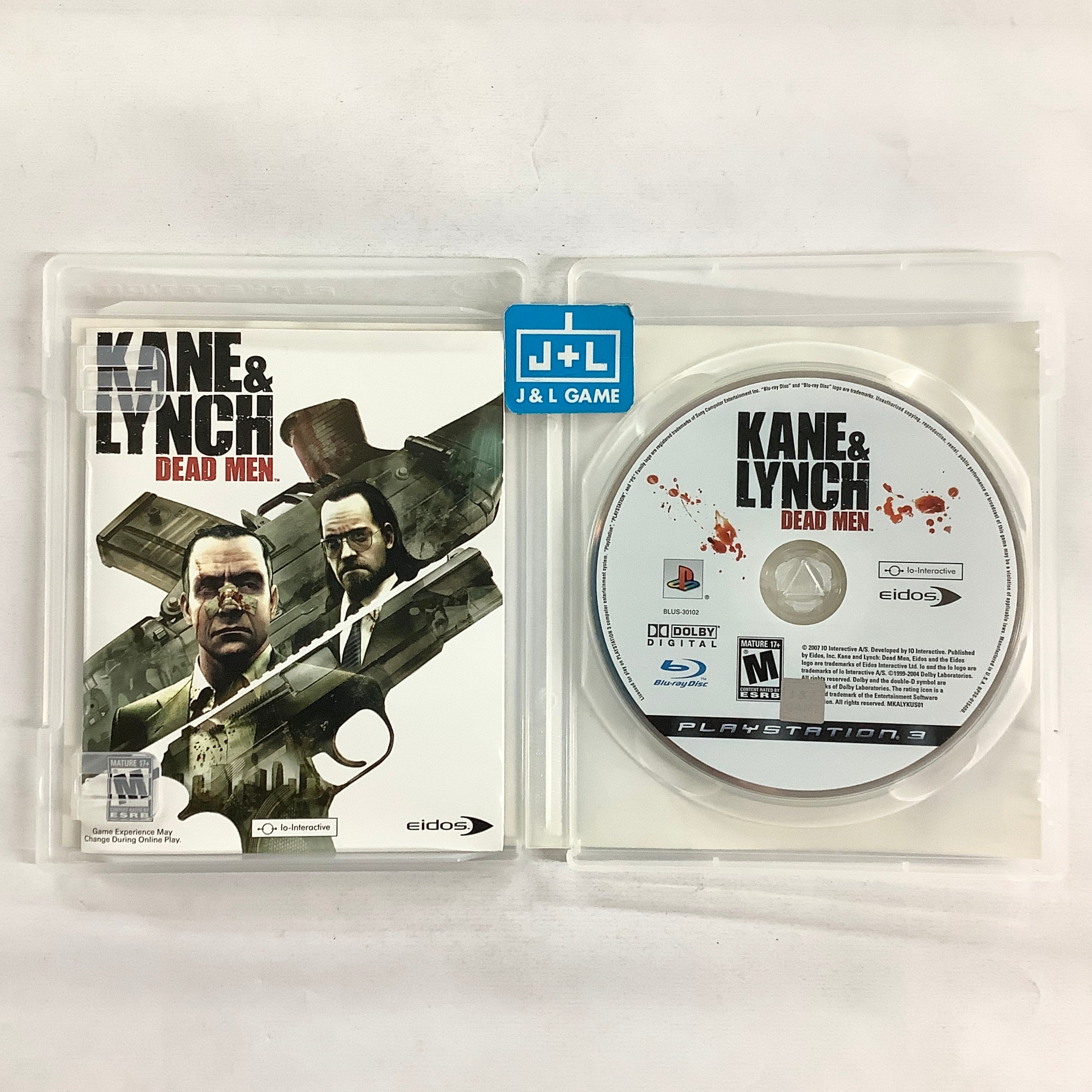 Kane & Lynch: Dead Men - (PS3) PlayStation 3 [Pre-Owned] Video Games Eidos Interactive