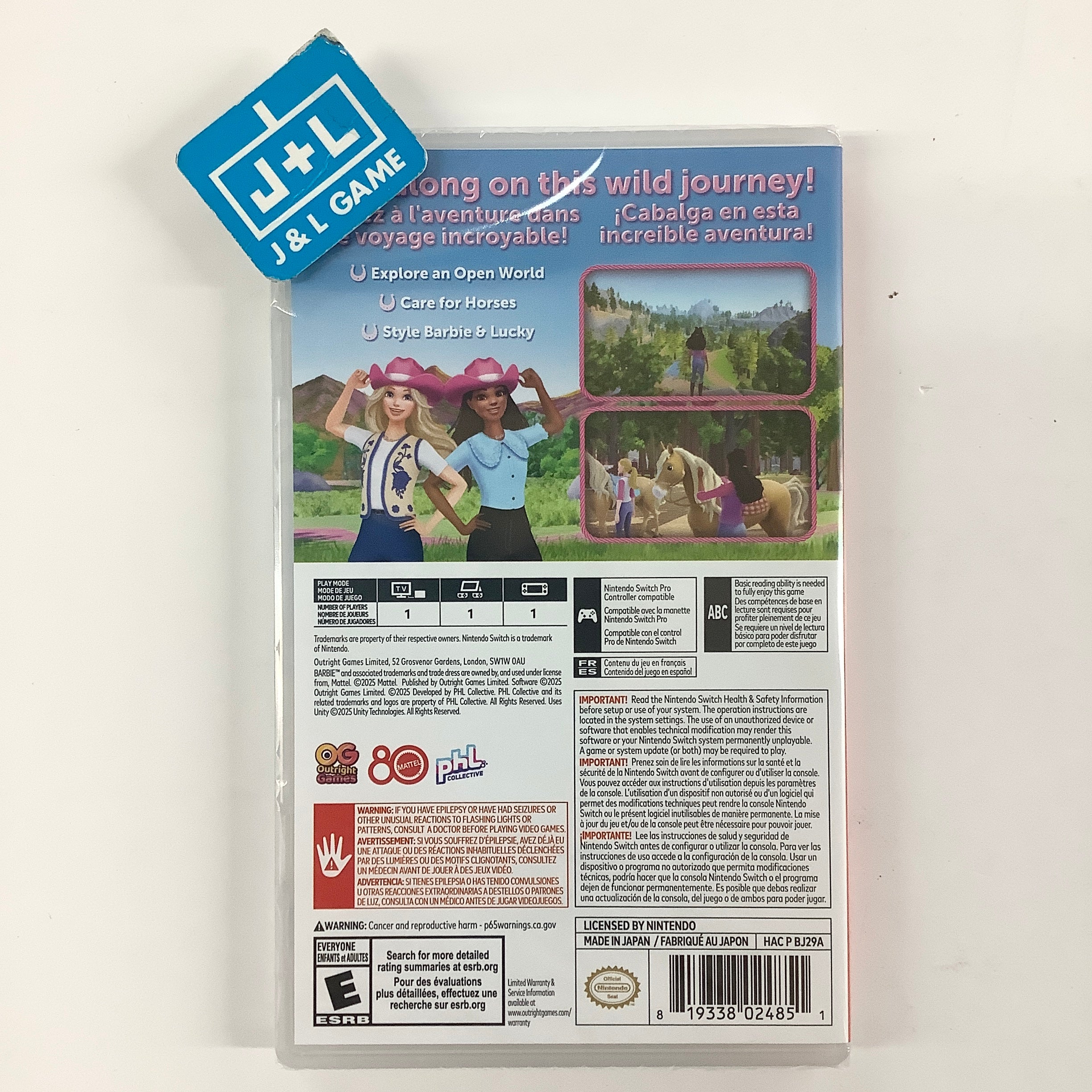 Barbie Horse Trails - (NSW) Nintendo Switch